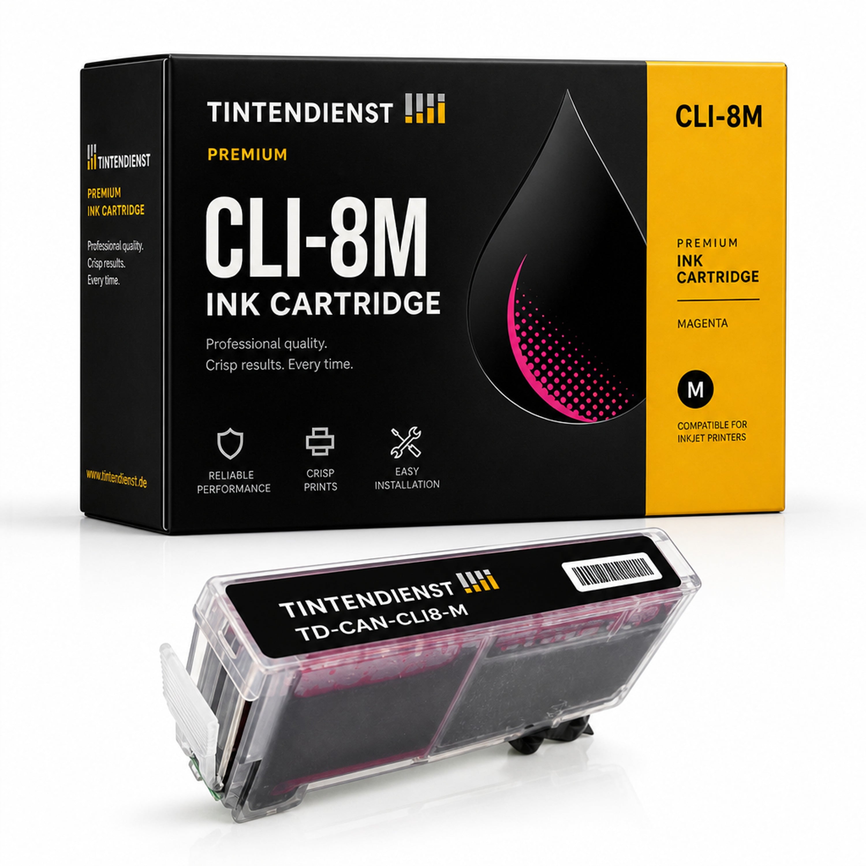 Druckerpatrone kompatibel zu Canon CLI-8M, magenta