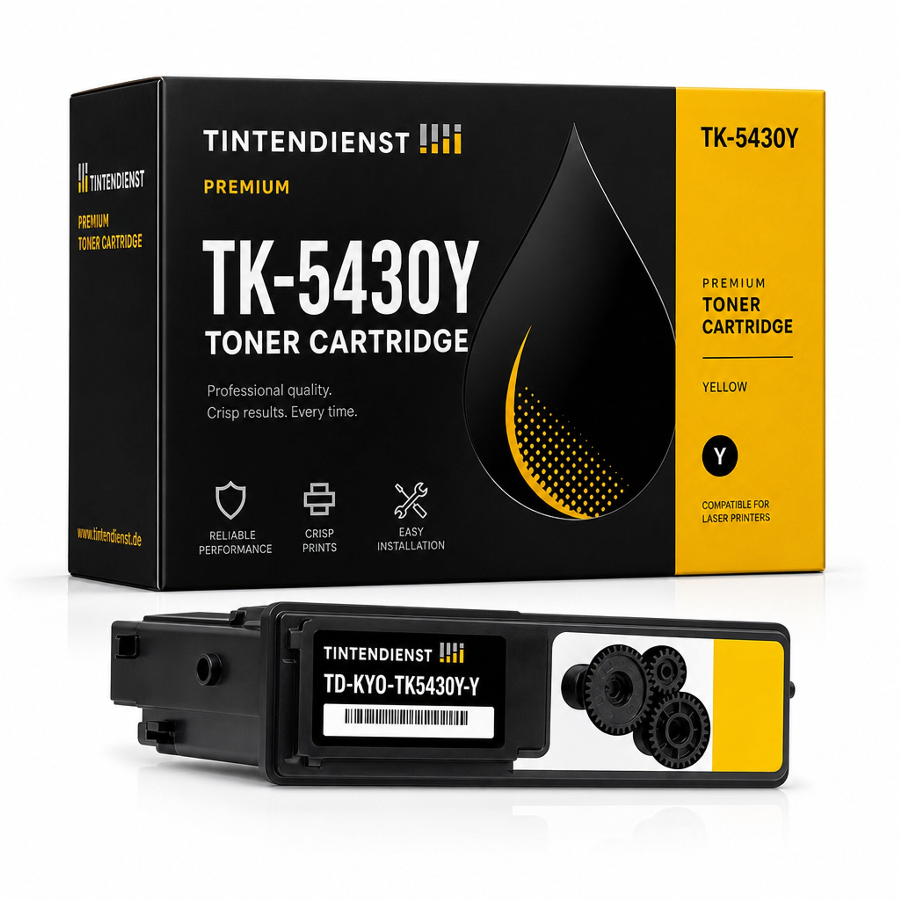 Toner kompatibel zu Kyocera TK-5430Y, gelb