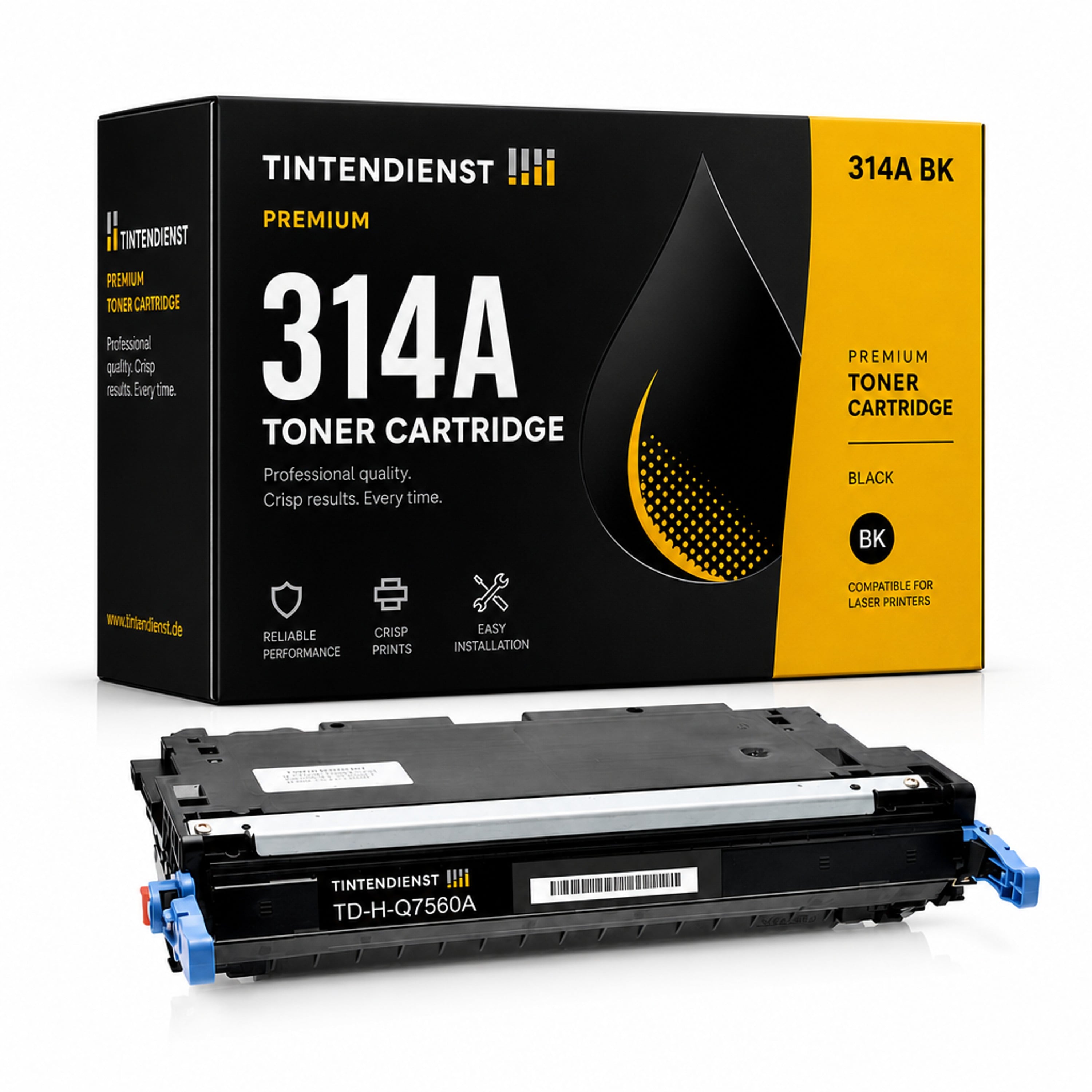 Toner kompatibel zu HP 314A, schwarz