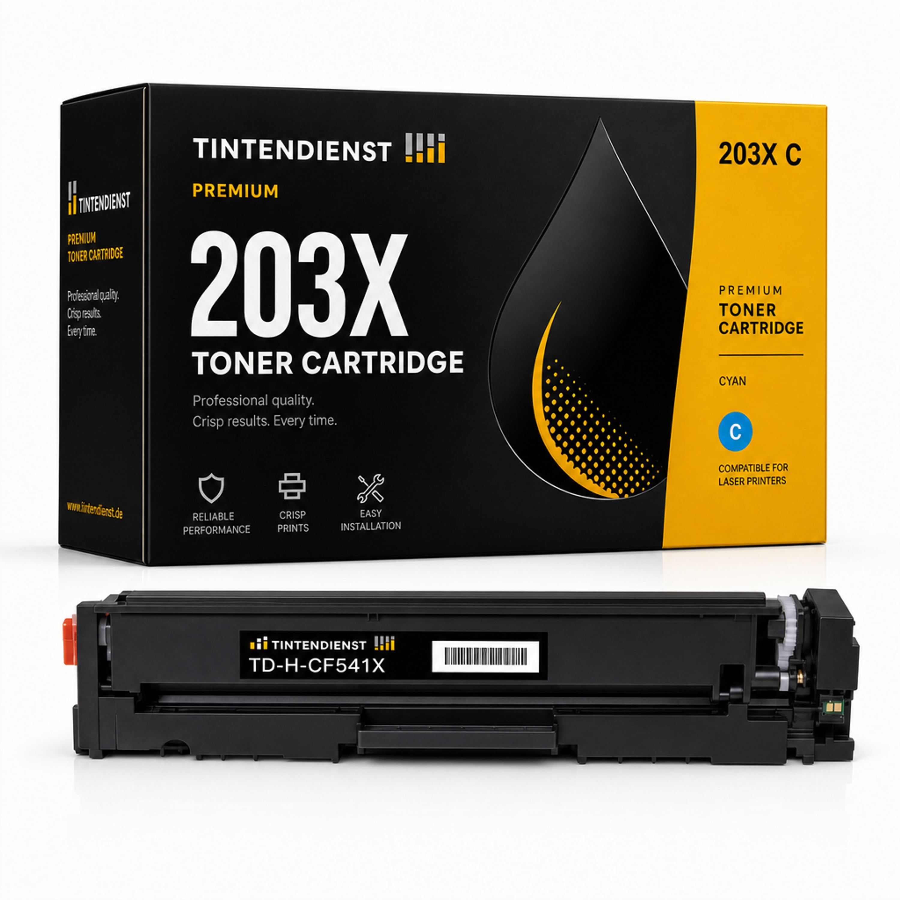 Toner kompatibel zu HP 203X, cyan