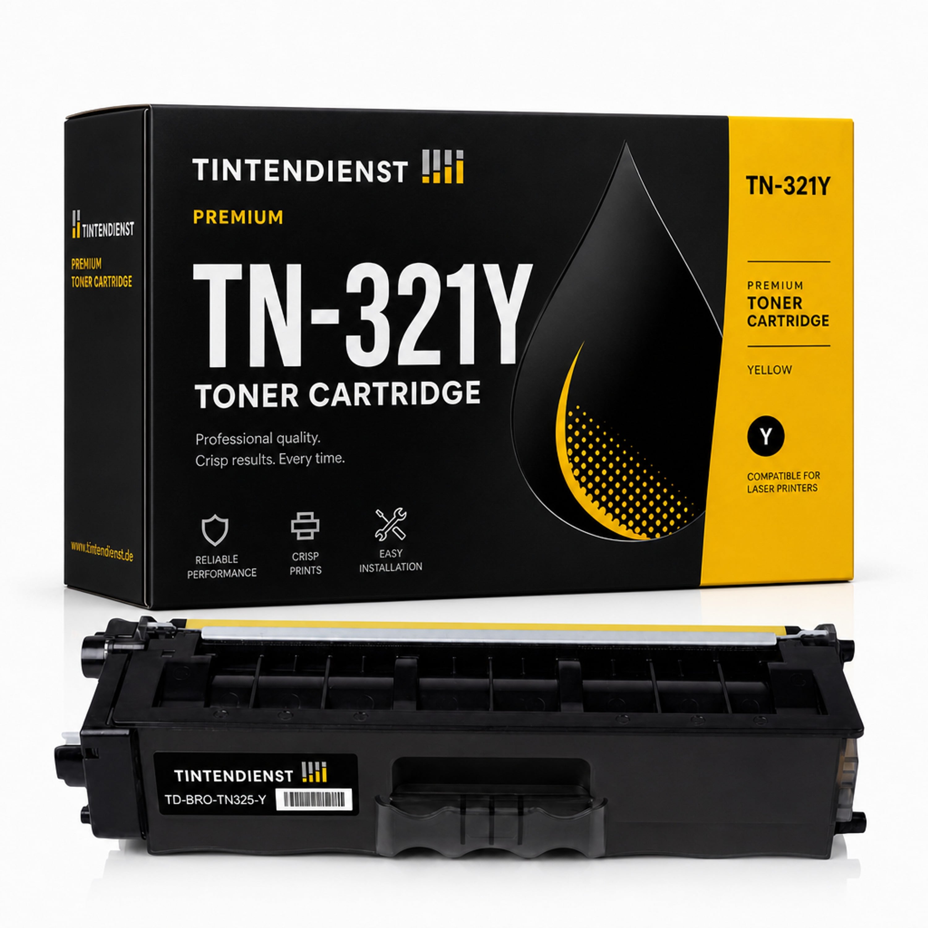 Toner kompatibel zu Brother TN-321Y, gelb