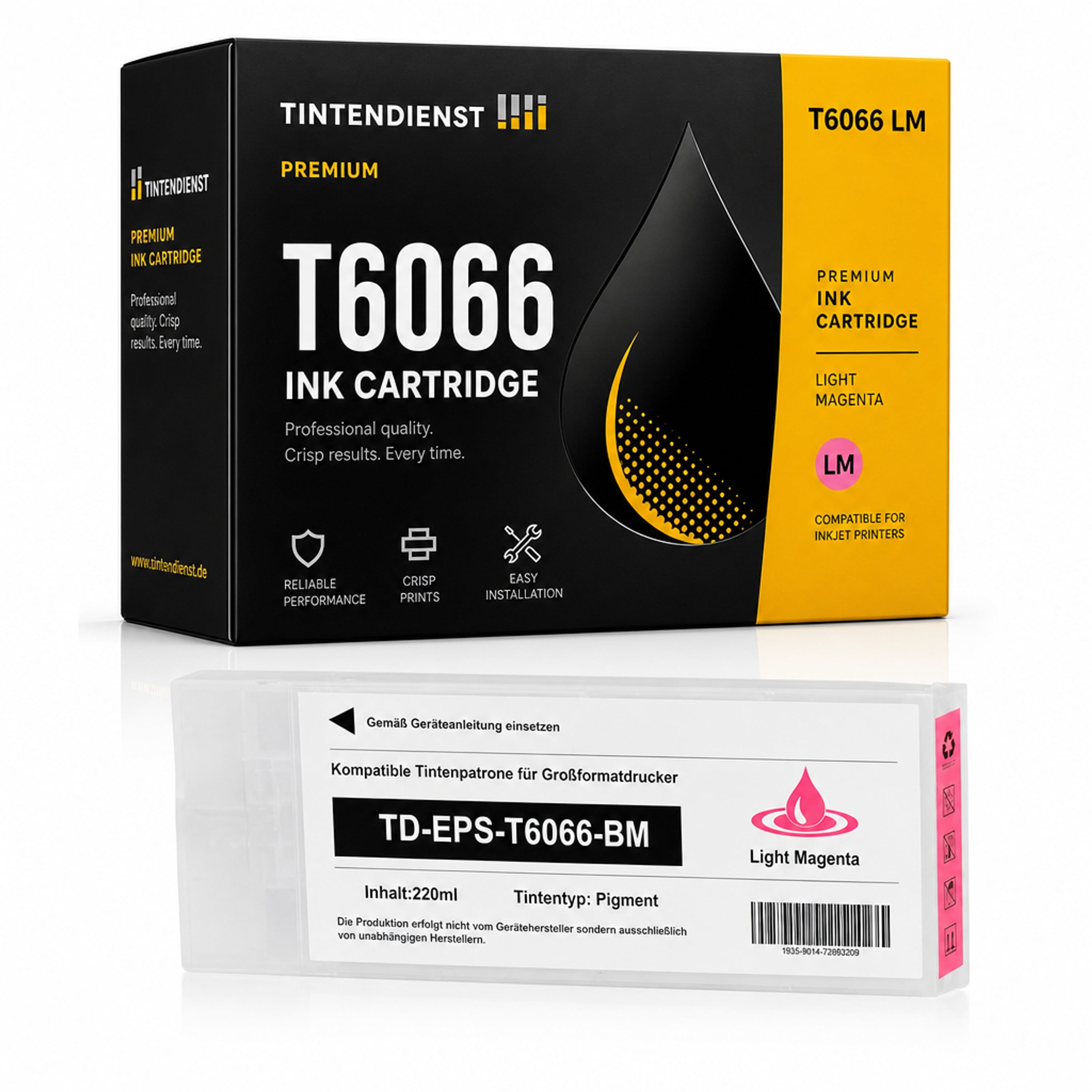 Druckerpatrone kompatibel zu Epson T6066, light magenta