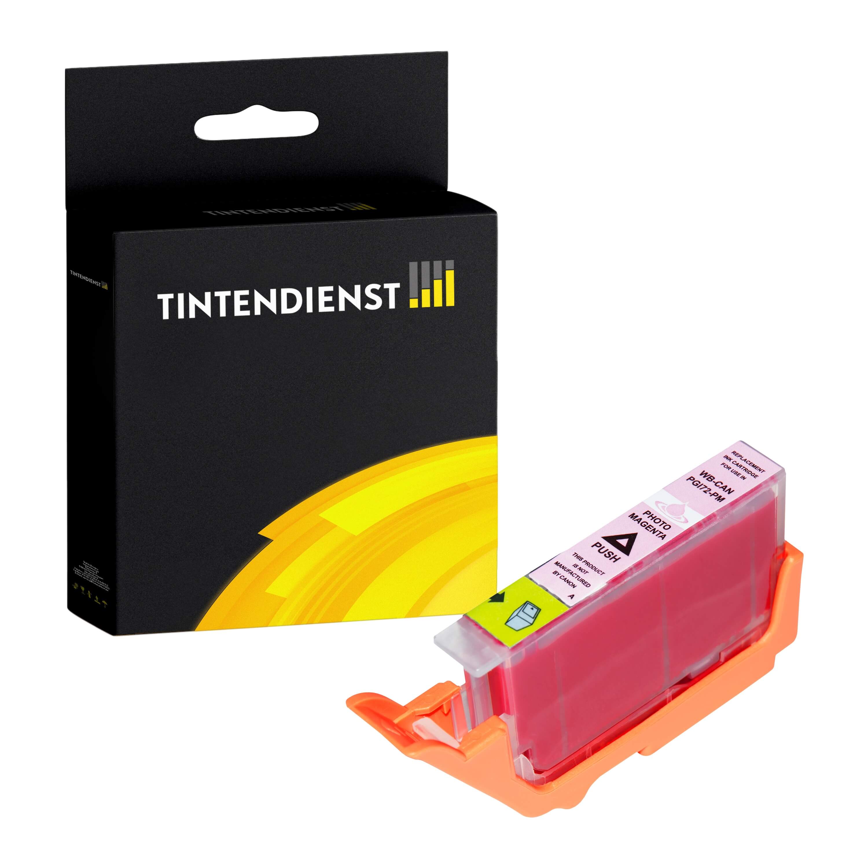 Tintendienst kompatibel für Canon Tintenpatrone 6408B001 / PGI-72PM Photo Magenta