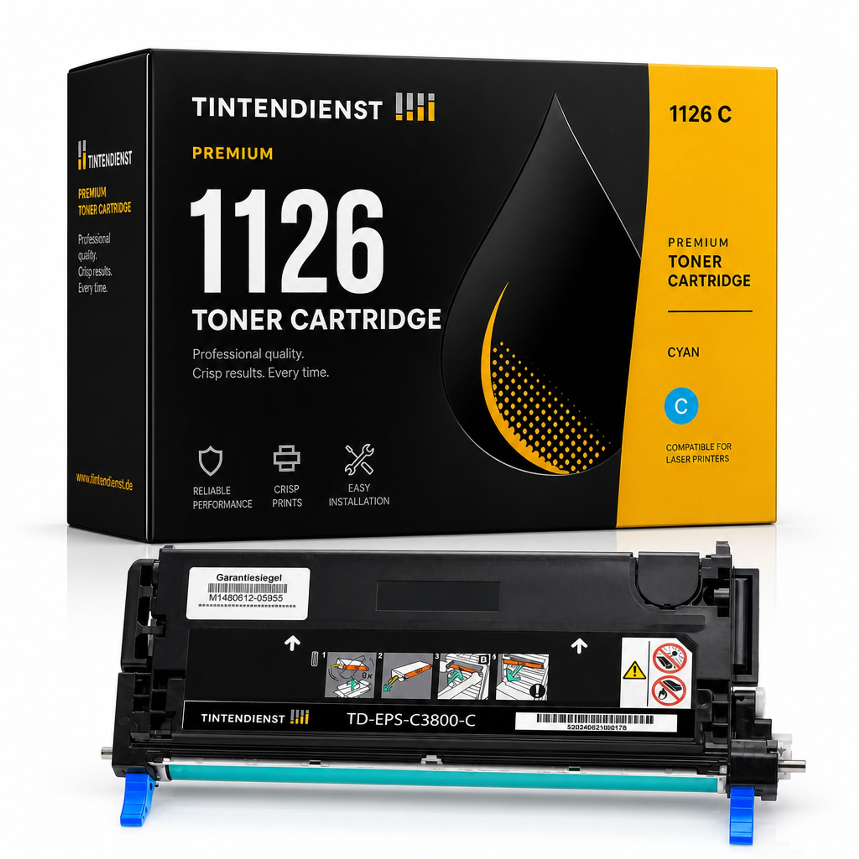 Toner kompatibel zu Epson 1126, cyan
