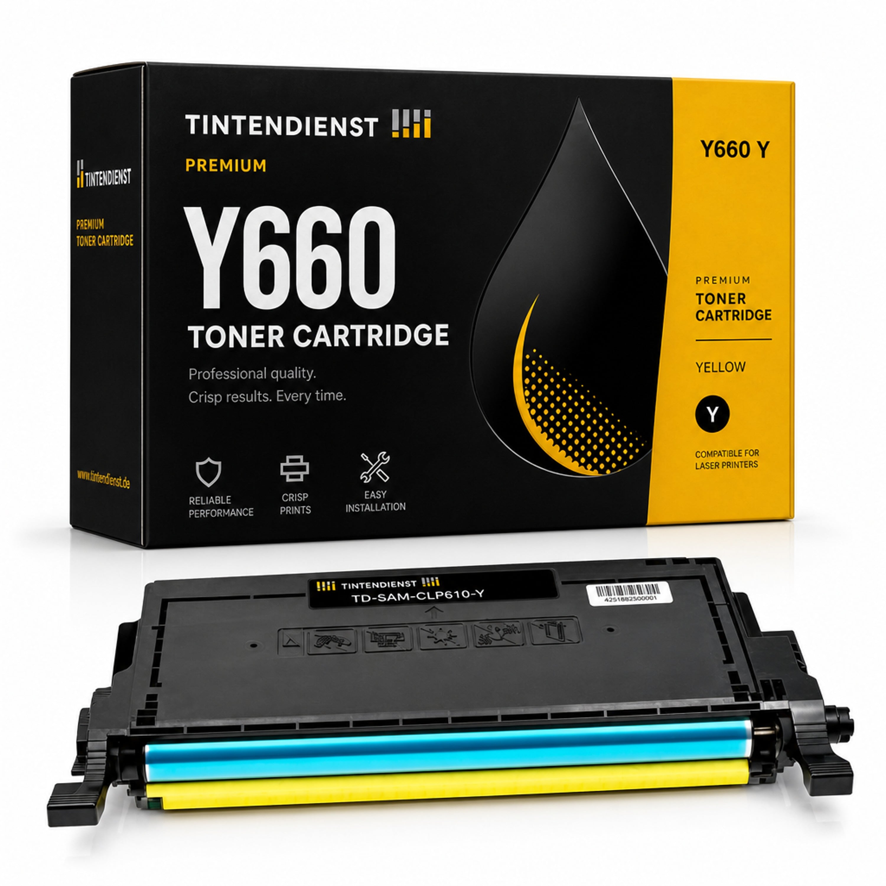 Toner kompatibel zu Samsung Y660, gelb