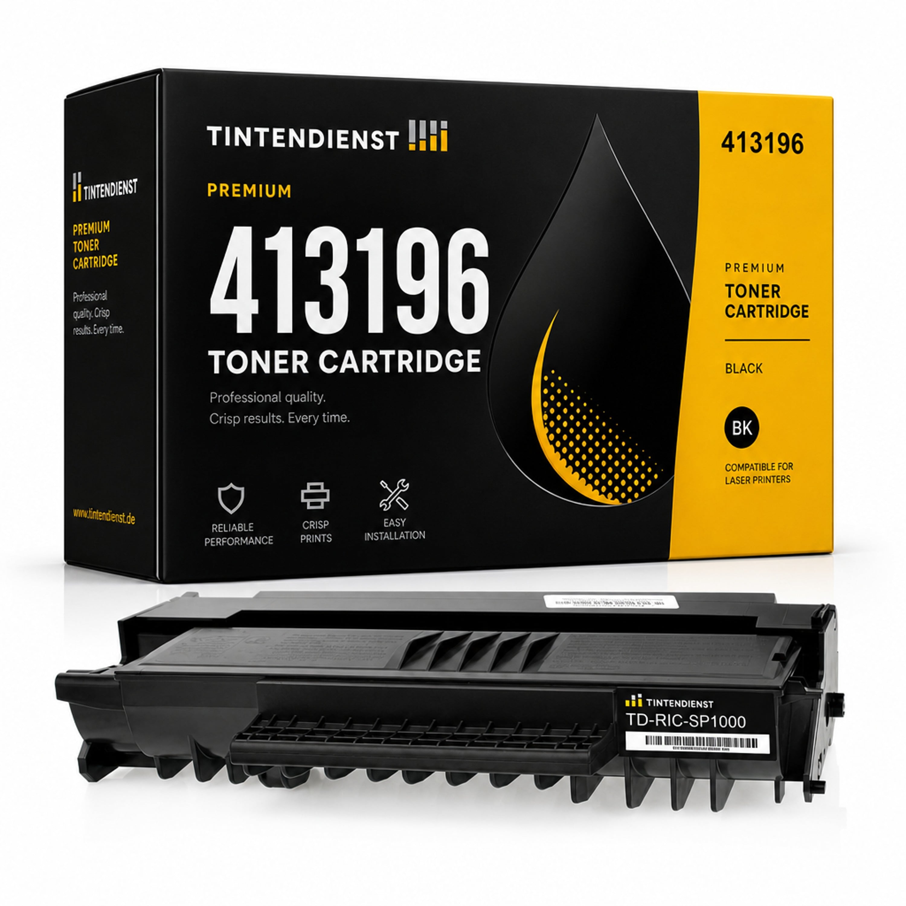 Toner kompatibel zu Ricoh 413196, schwarz