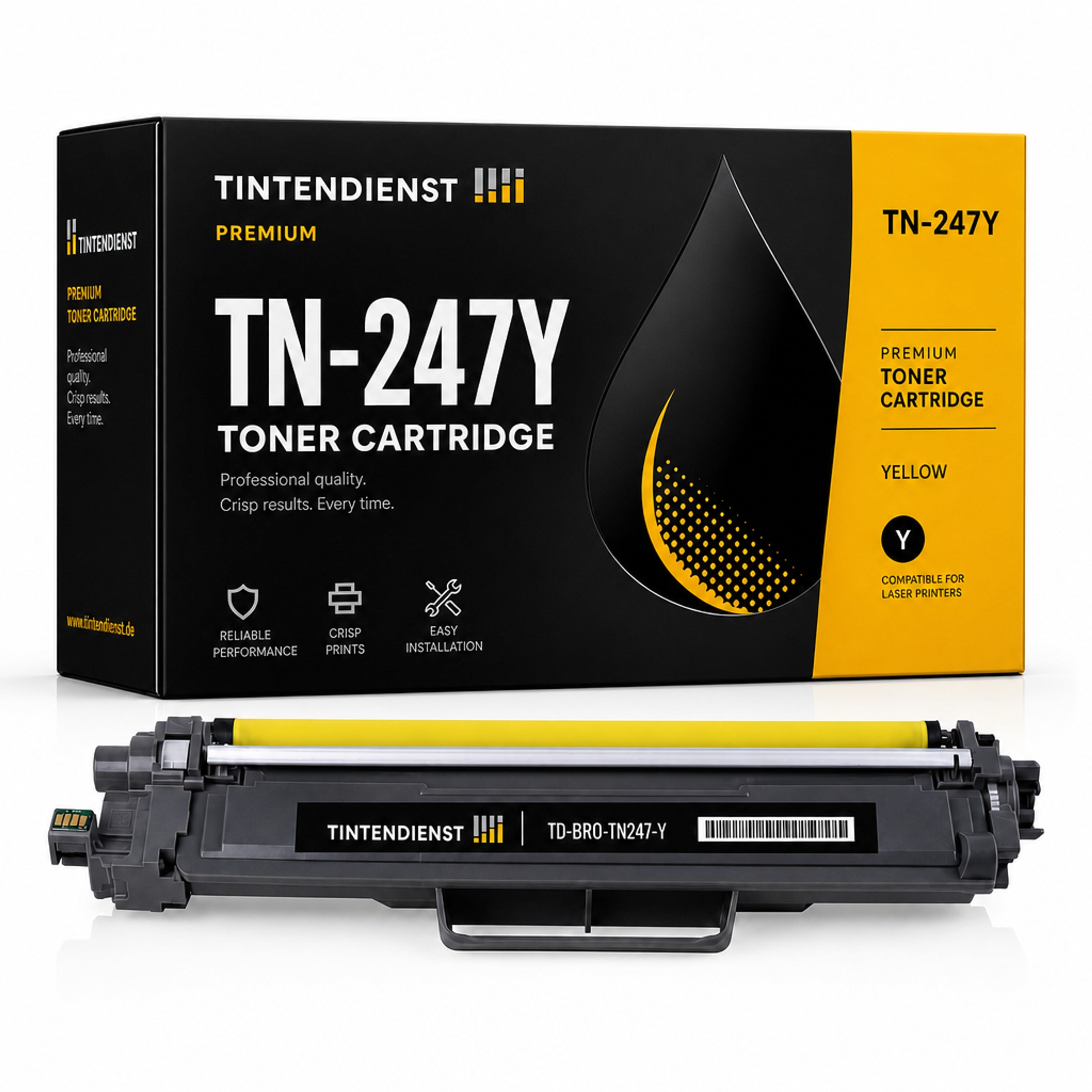 Toner kompatibel zu Brother TN-247Y, gelb