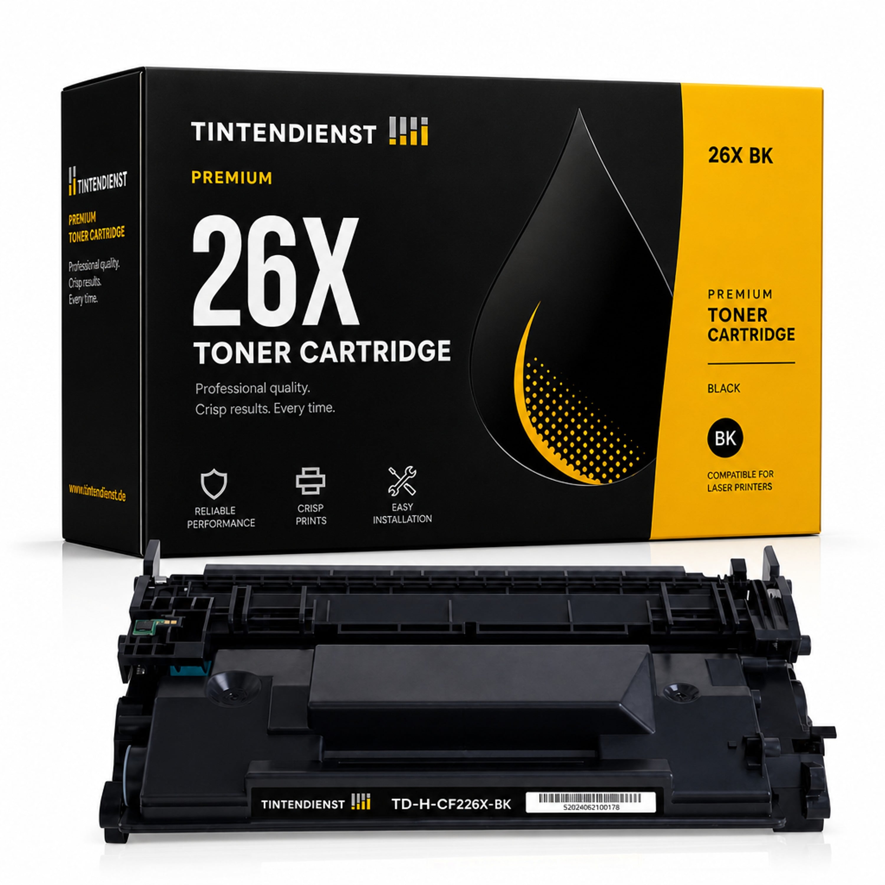 Toner kompatibel zu HP 26X, schwarz