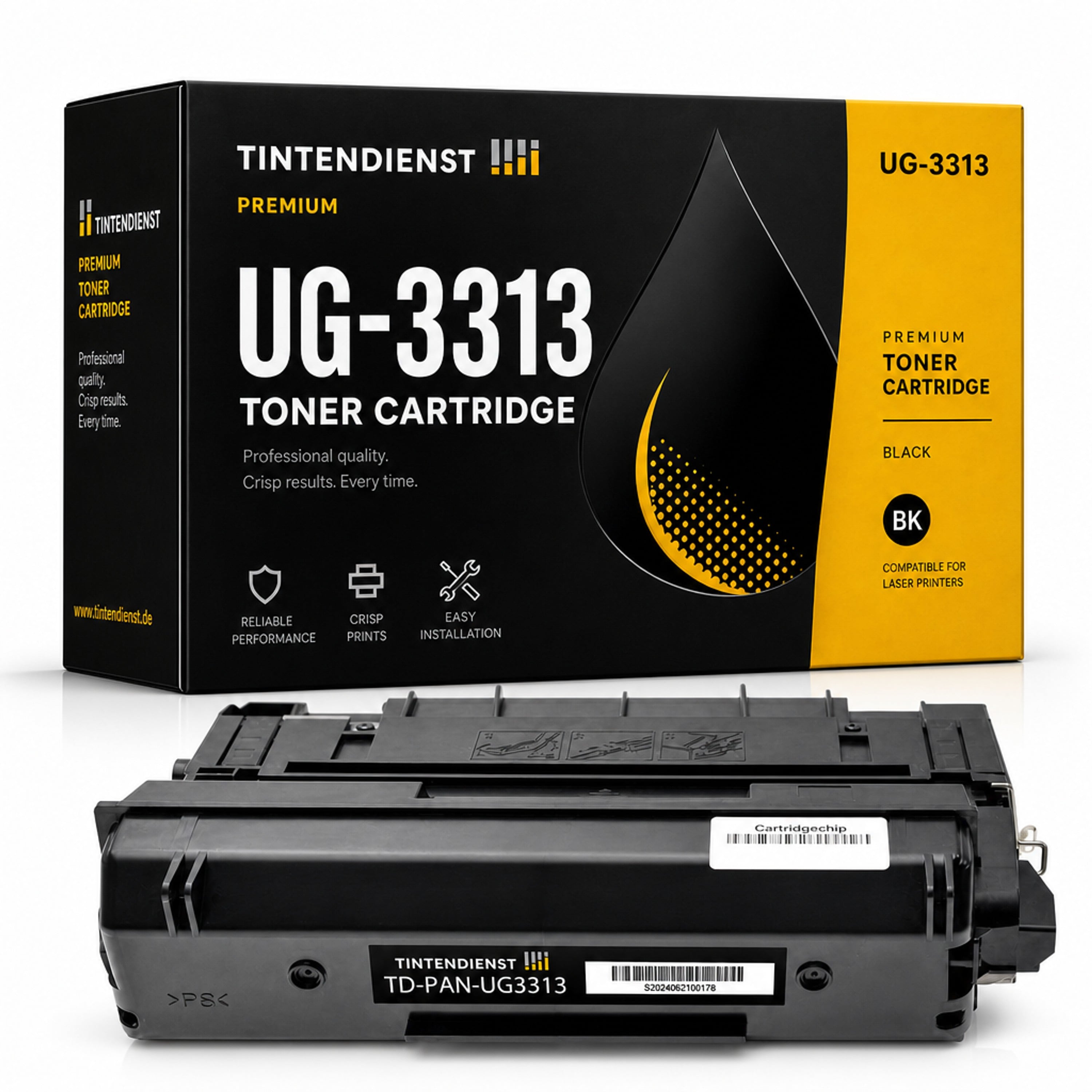 Toner kompatibel zu Panasonic UG-3313, schwarz