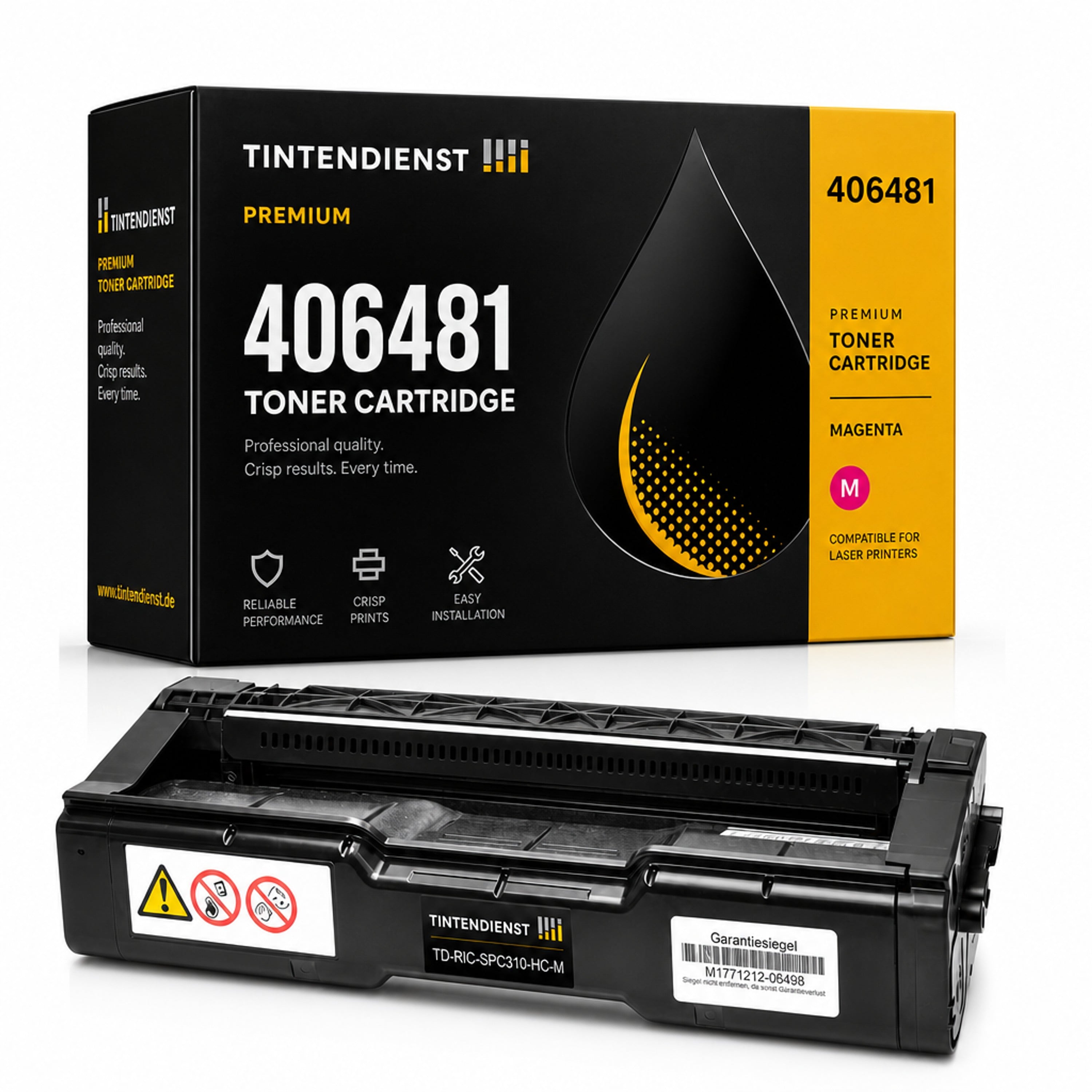 Toner kompatibel zu Ricoh 406481, magenta
