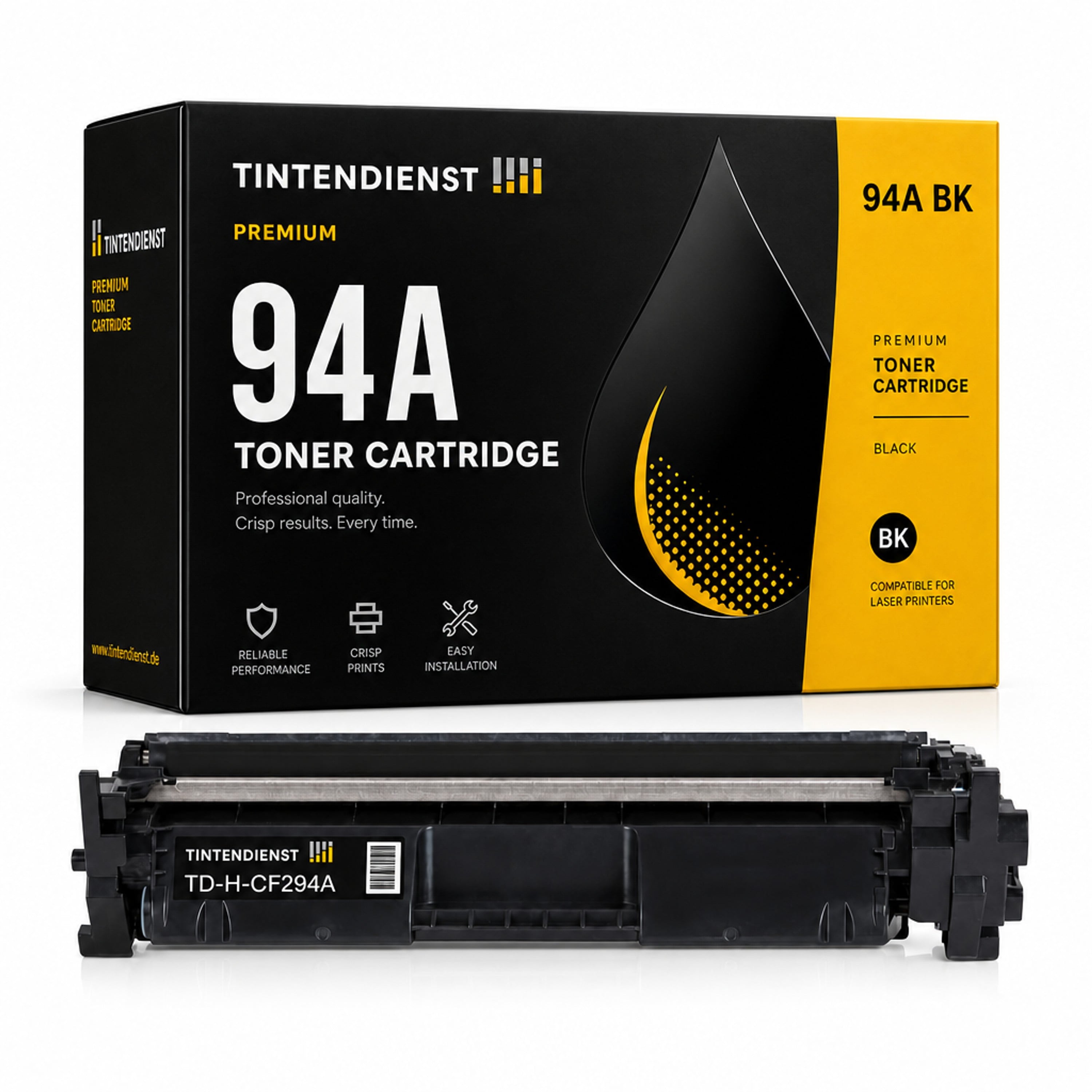 Toner kompatibel zu HP 94A, schwarz