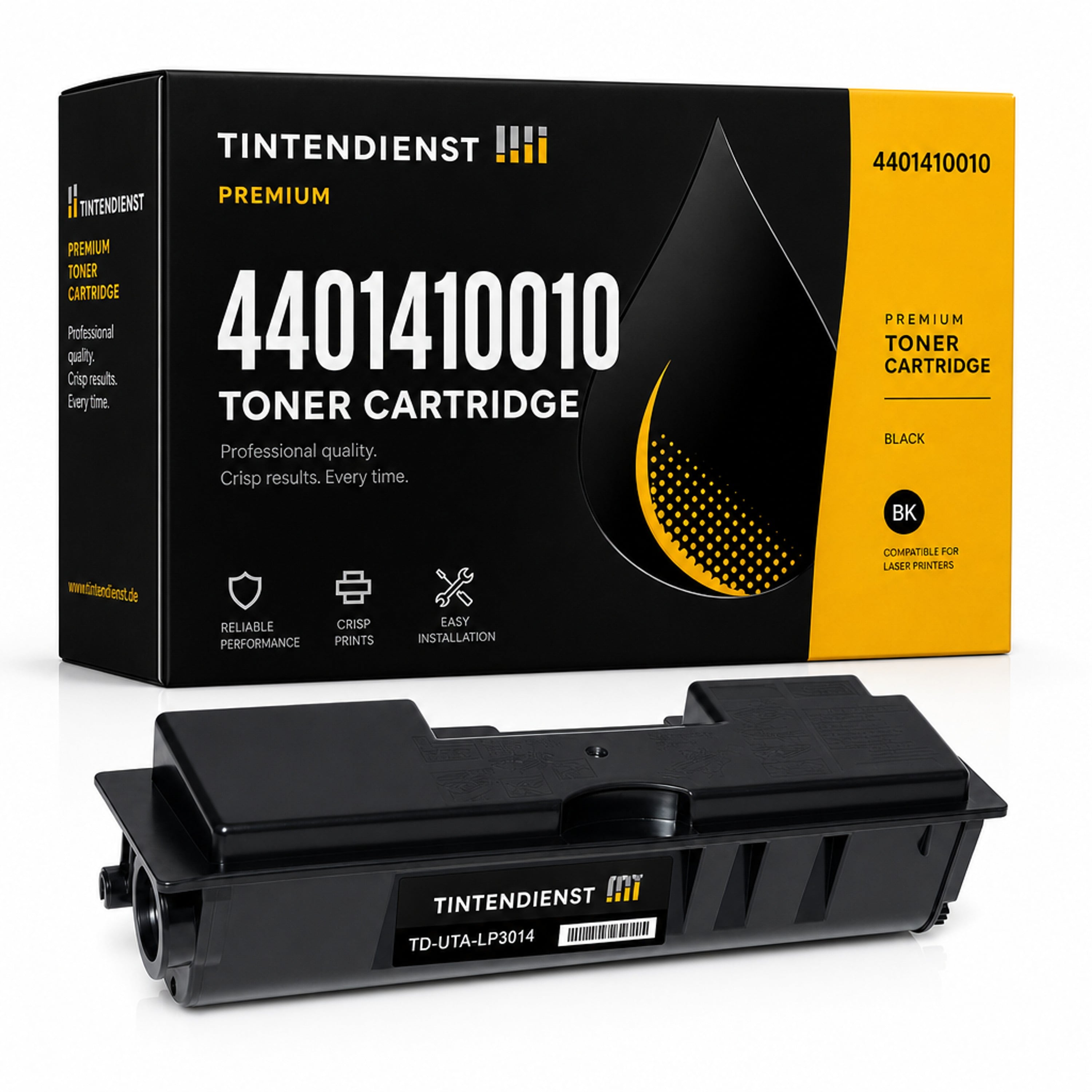 Toner kompatibel zu Utax 4401410010, schwarz