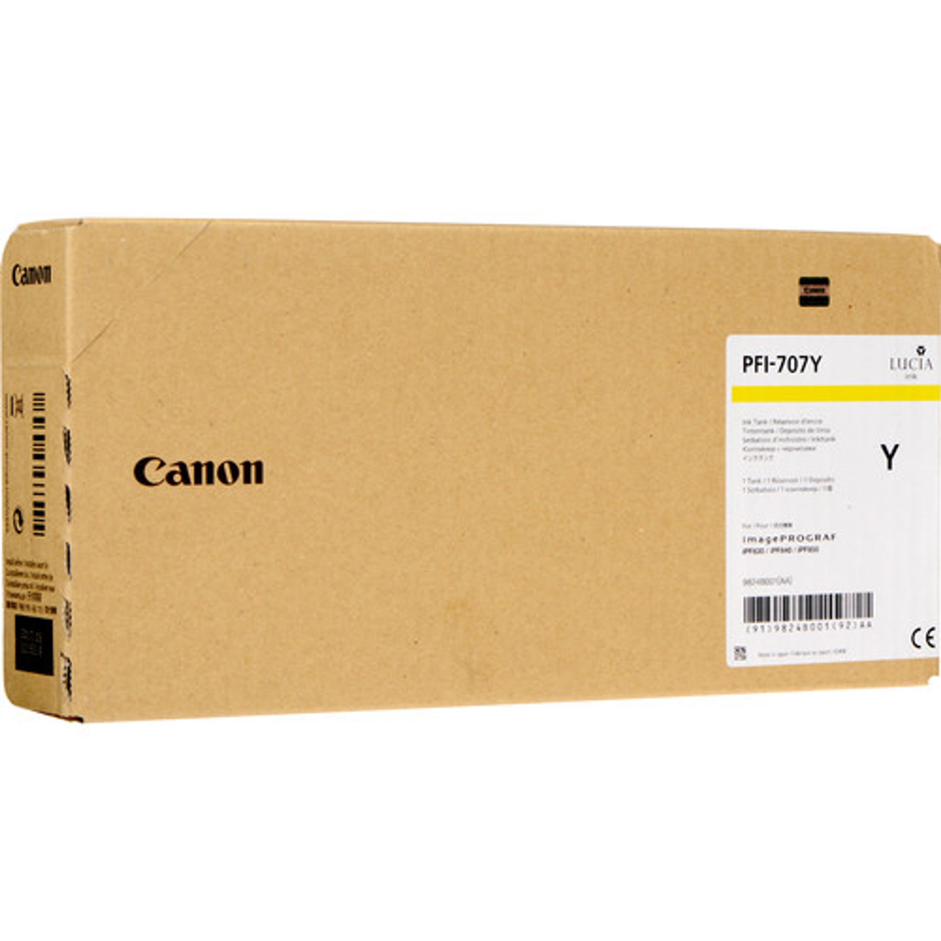 Canon PFI-707Y Druckerpatrone (9824B001) gelb – Original Canon