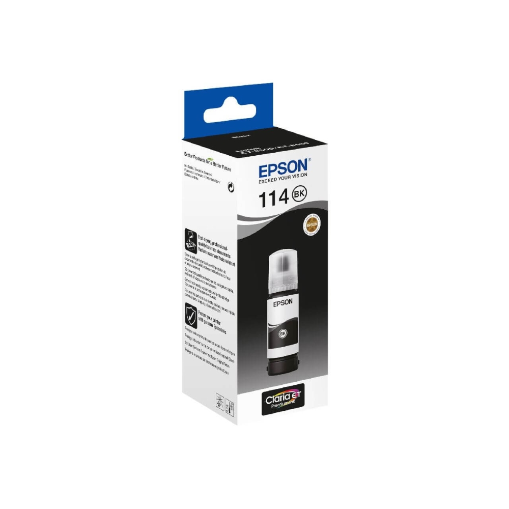 Original Epson Tintenpatrone C13T07A140 / 114 Schwarz