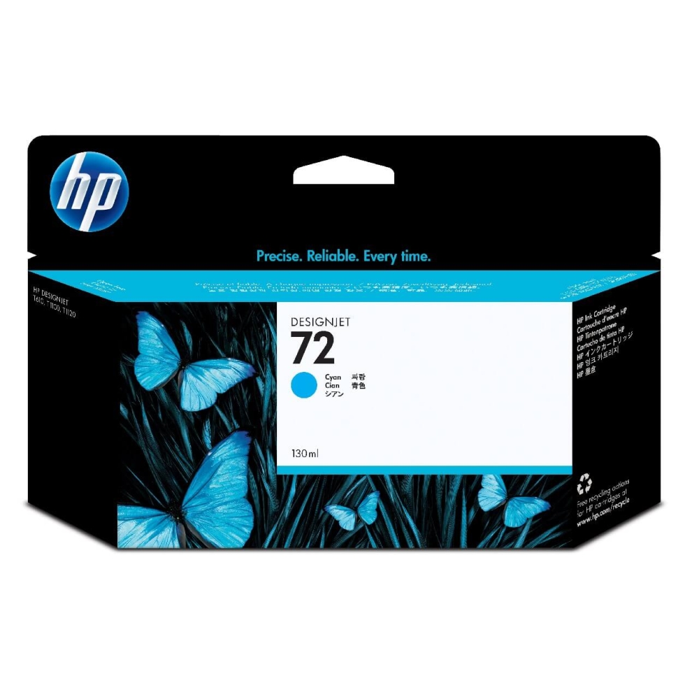 Original HP Tintenpatrone C9371A / 72 Cyan