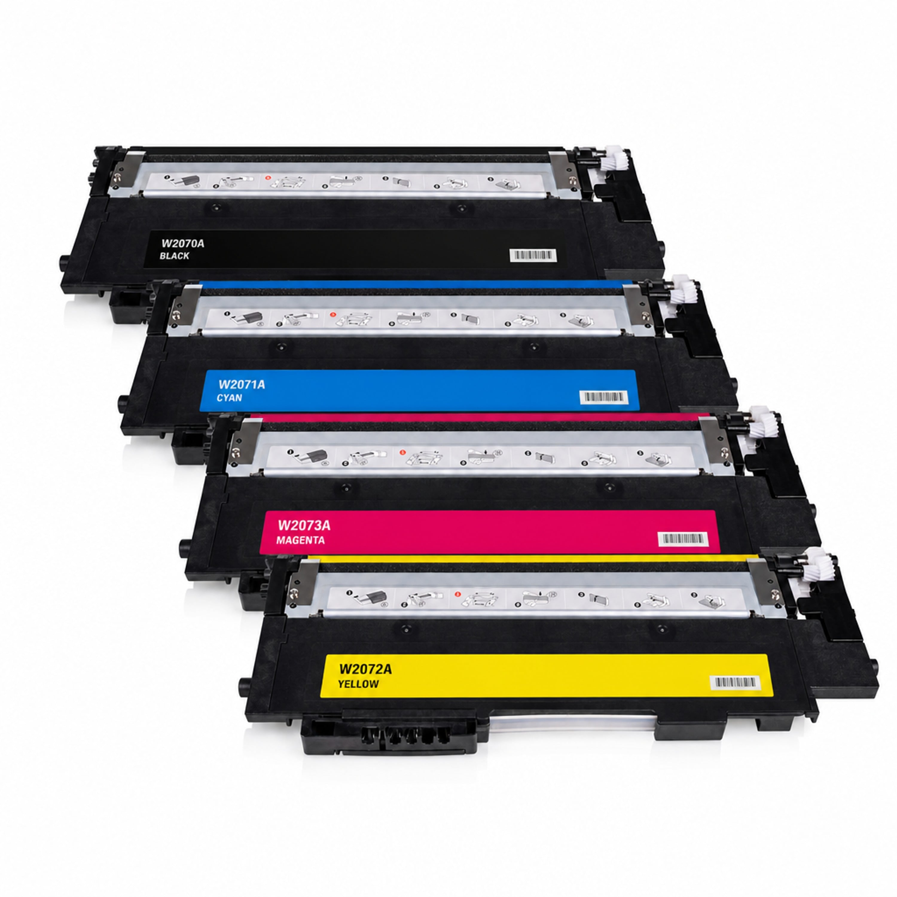 Multipack - Toner ersetzt HP W2070A, 4 Toner