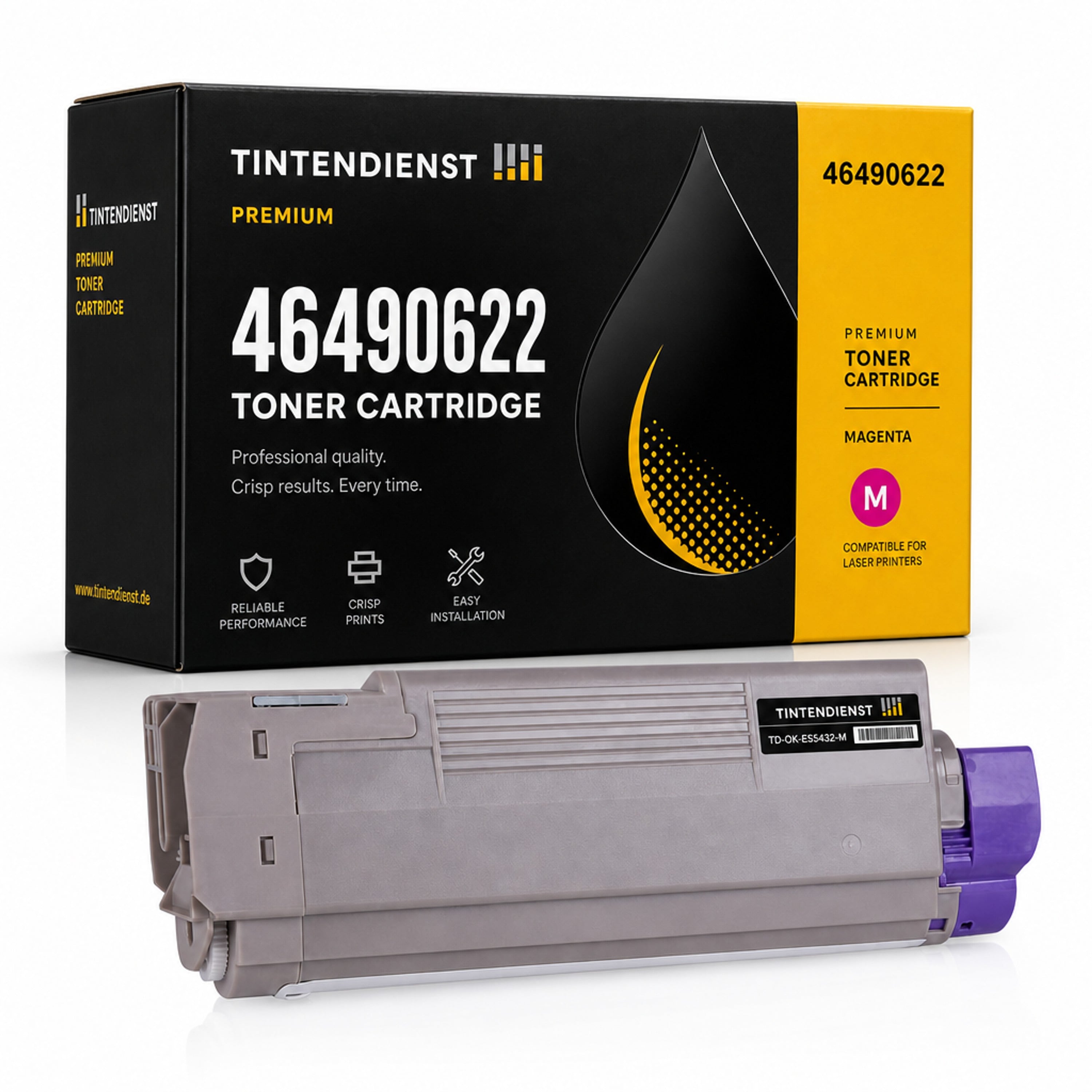 Toner kompatibel zu OKI 46490622, magenta
