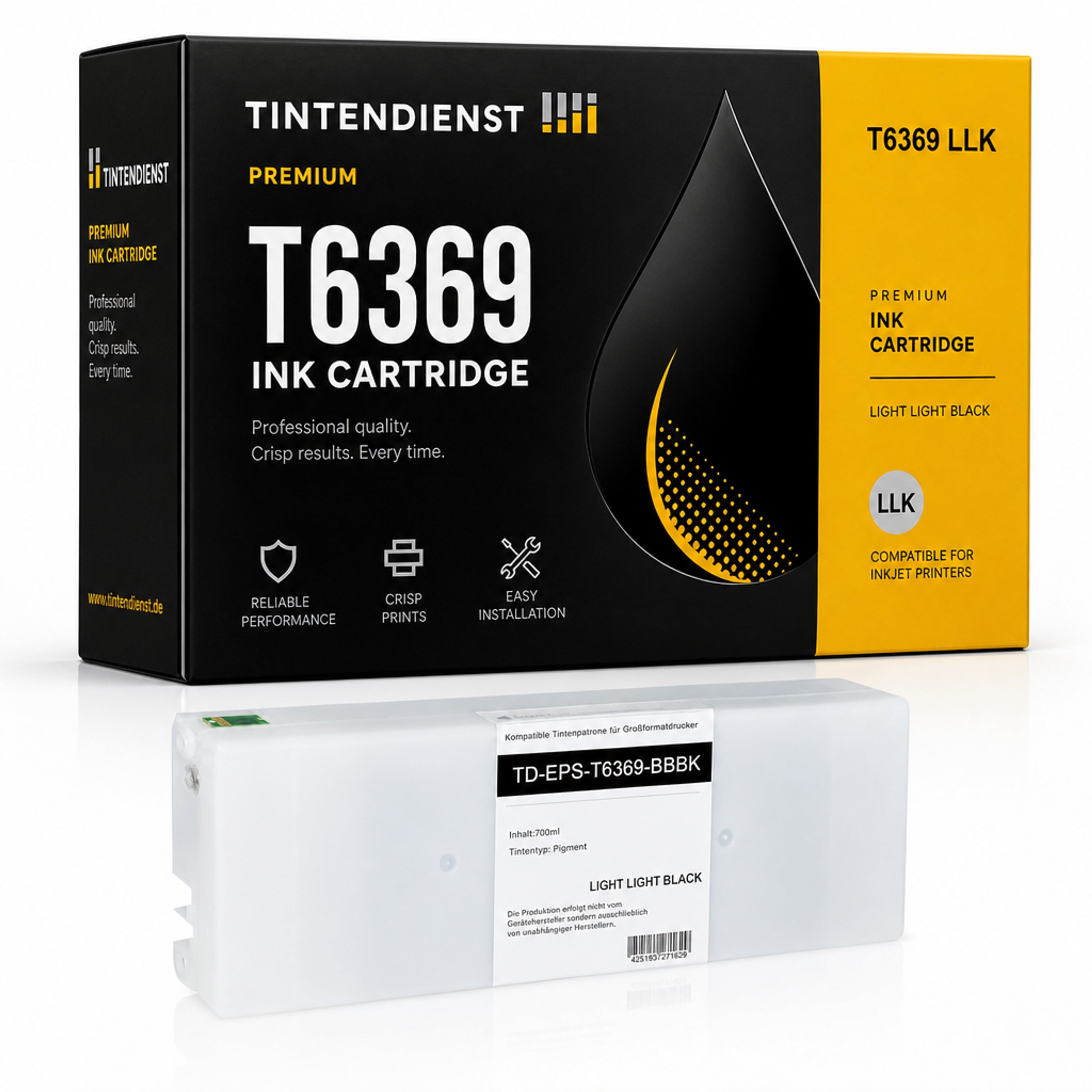 Druckerpatrone kompatibel zu Epson T6369, schwarz hell hell