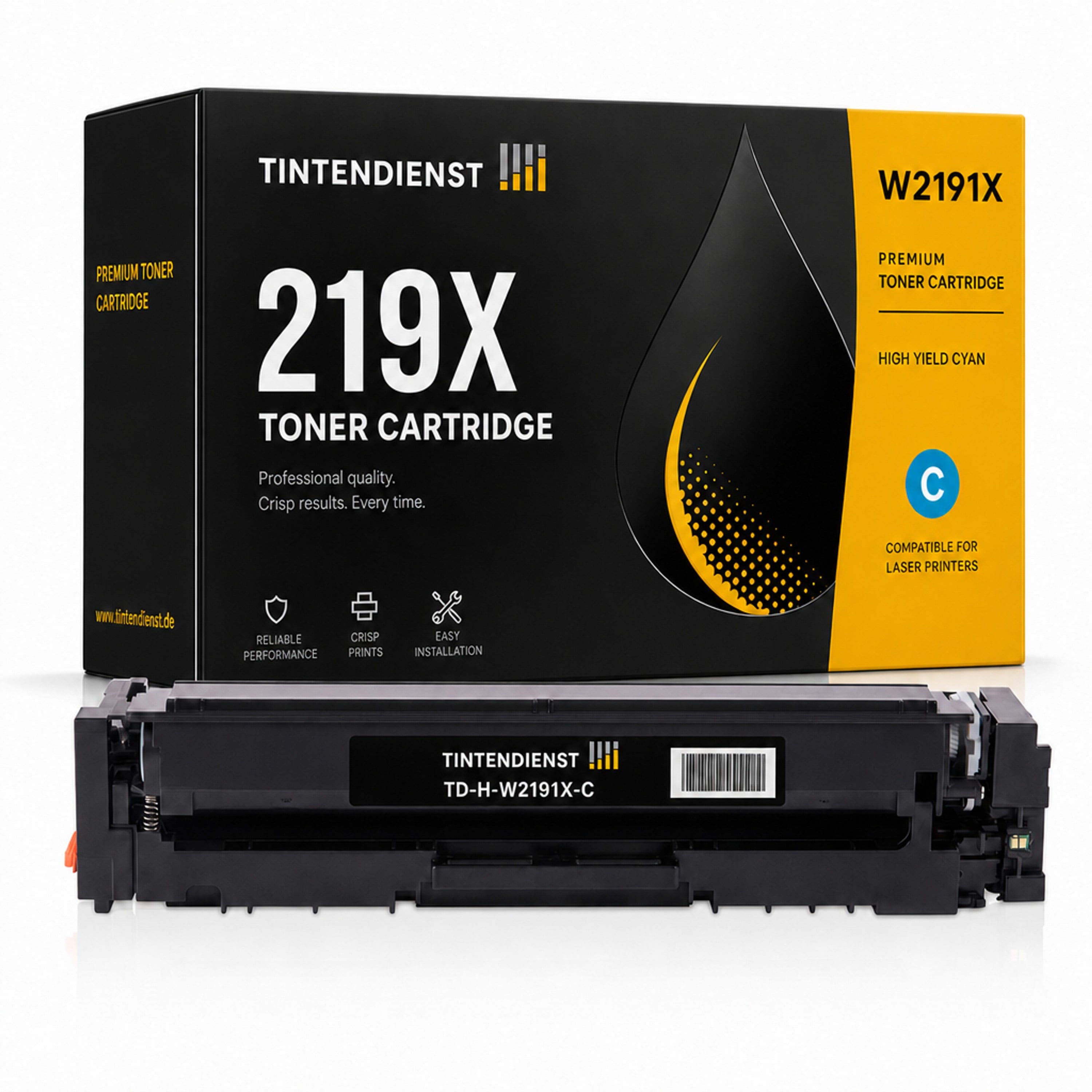 Toner kompatibel zu HP 219X, cyan