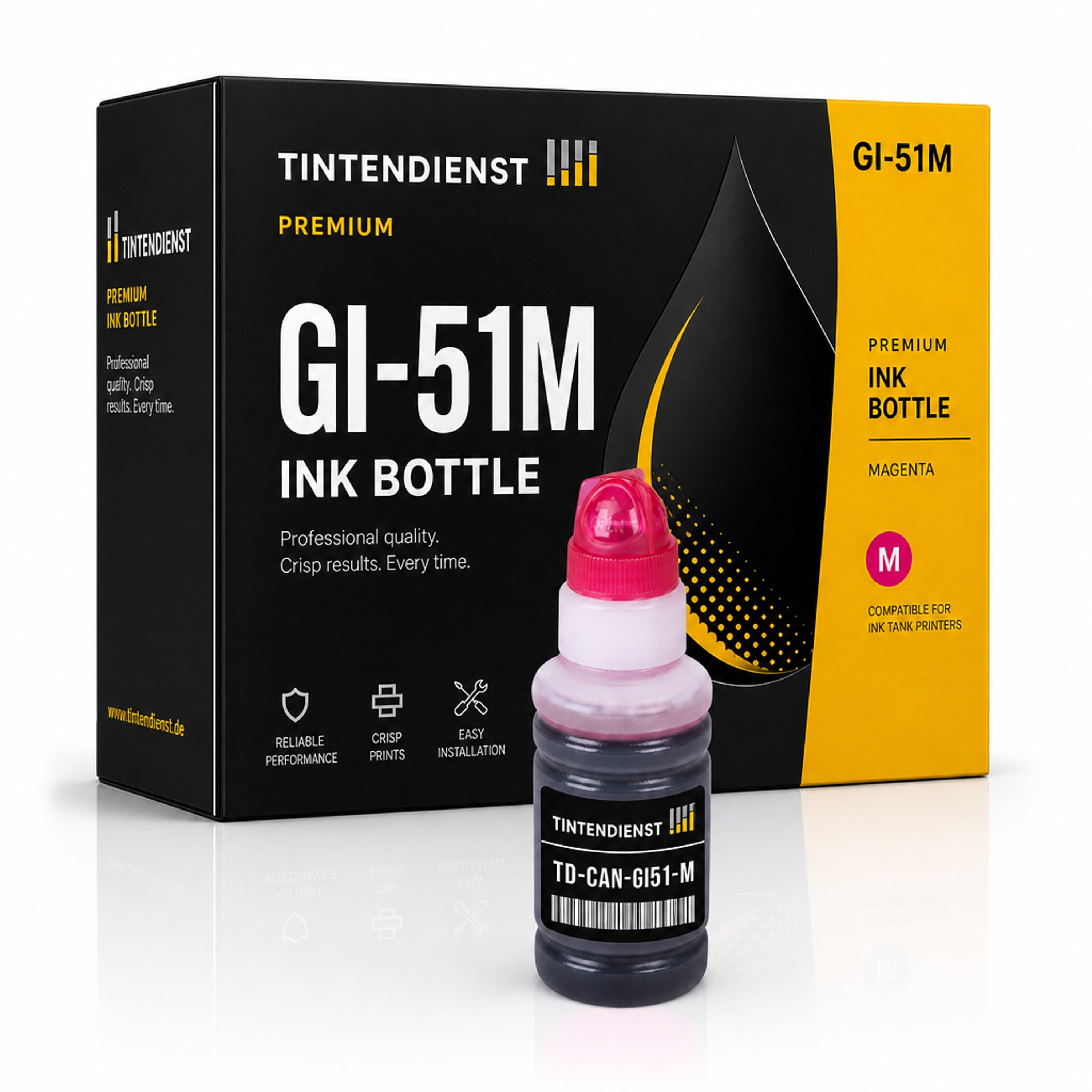 Tintentank kompatibel zu Canon GI-51M, magenta