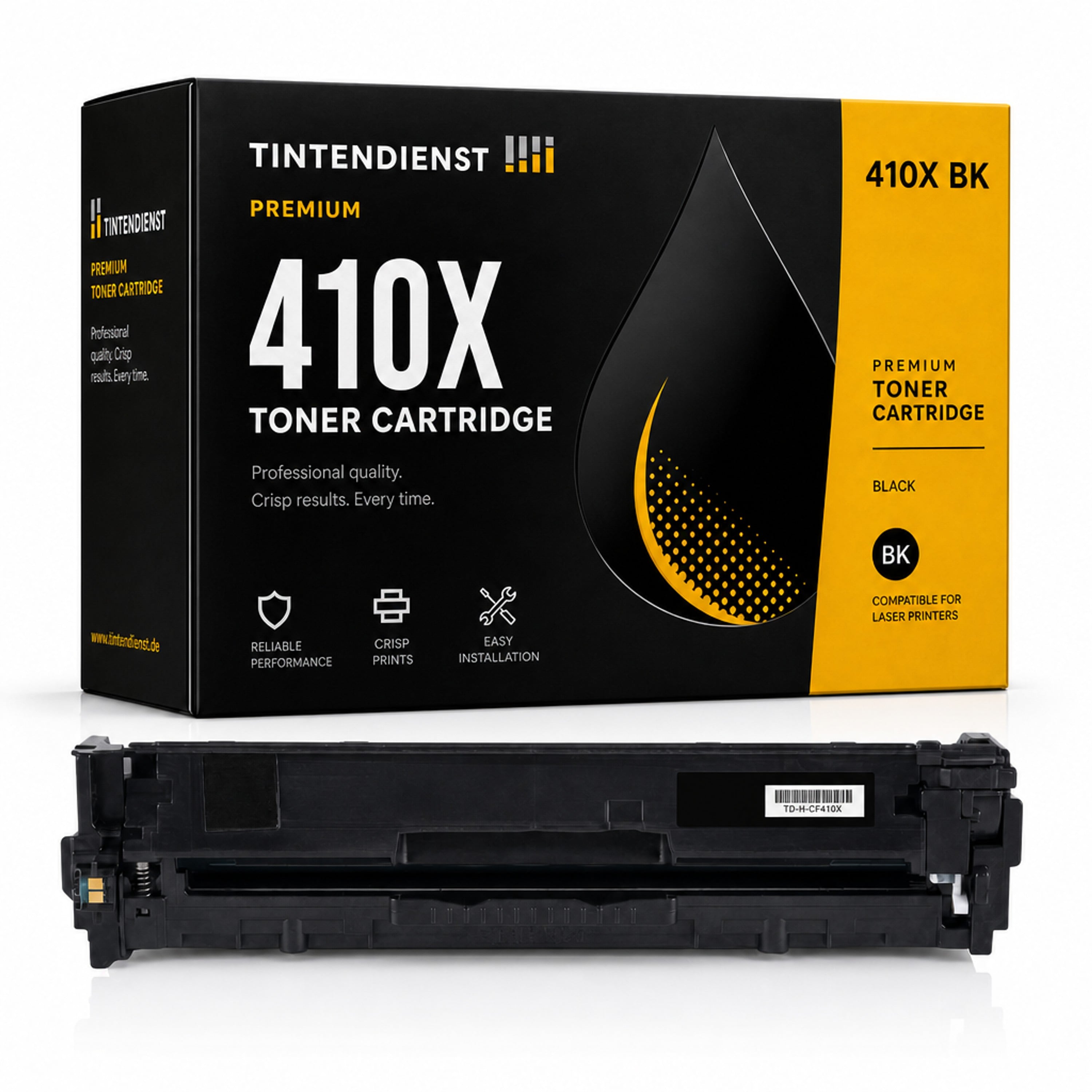 Toner kompatibel zu HP 410X, schwarz