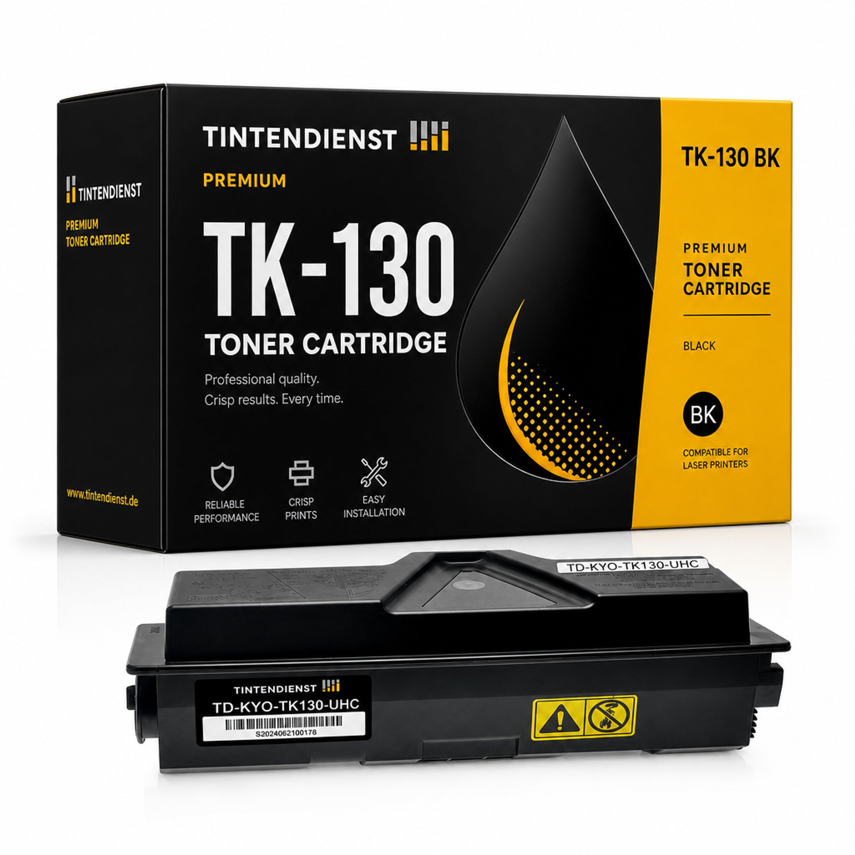 Toner kompatibel zu Kyocera TK-130 XXL, schwarz