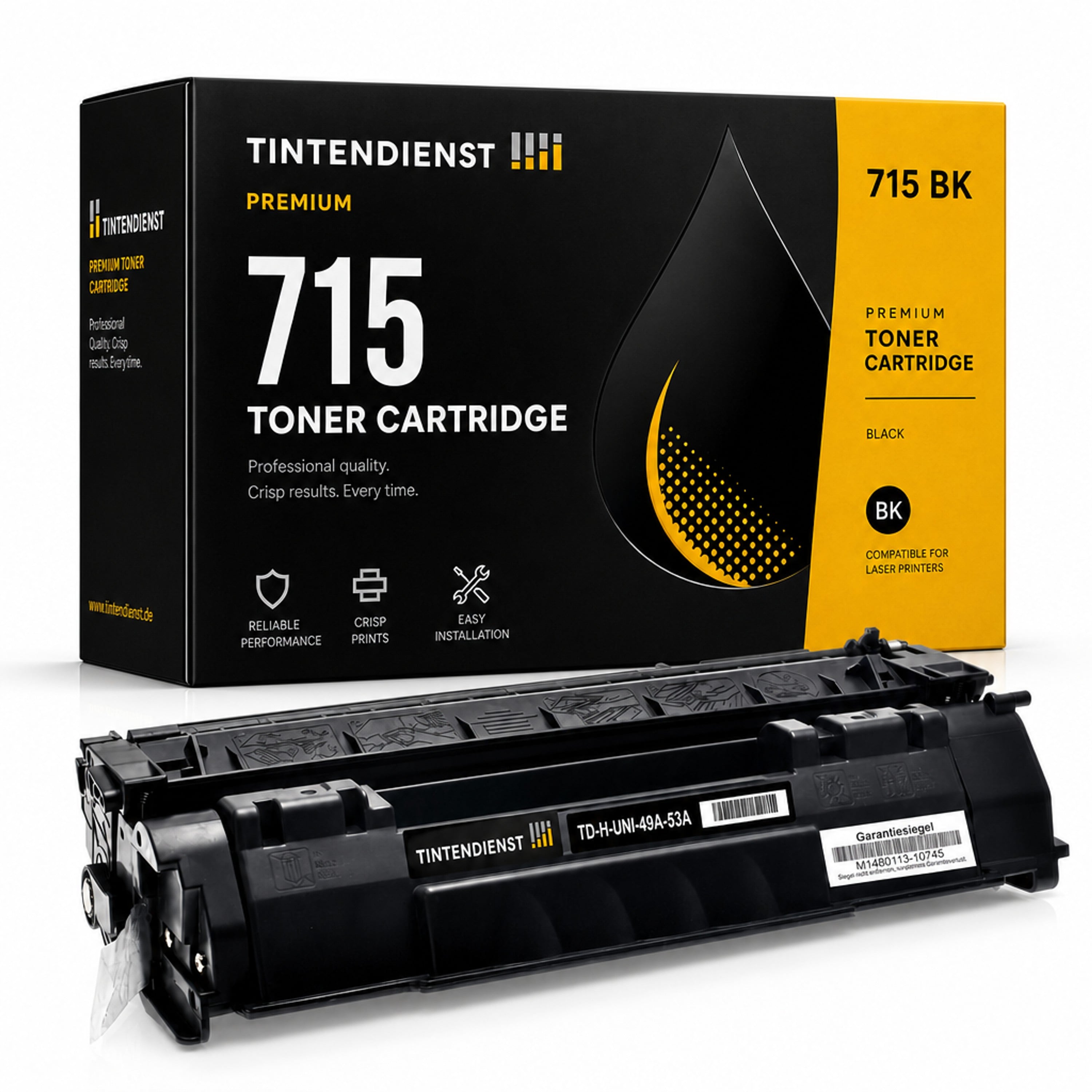 Toner kompatibel zu Canon 715, schwarz