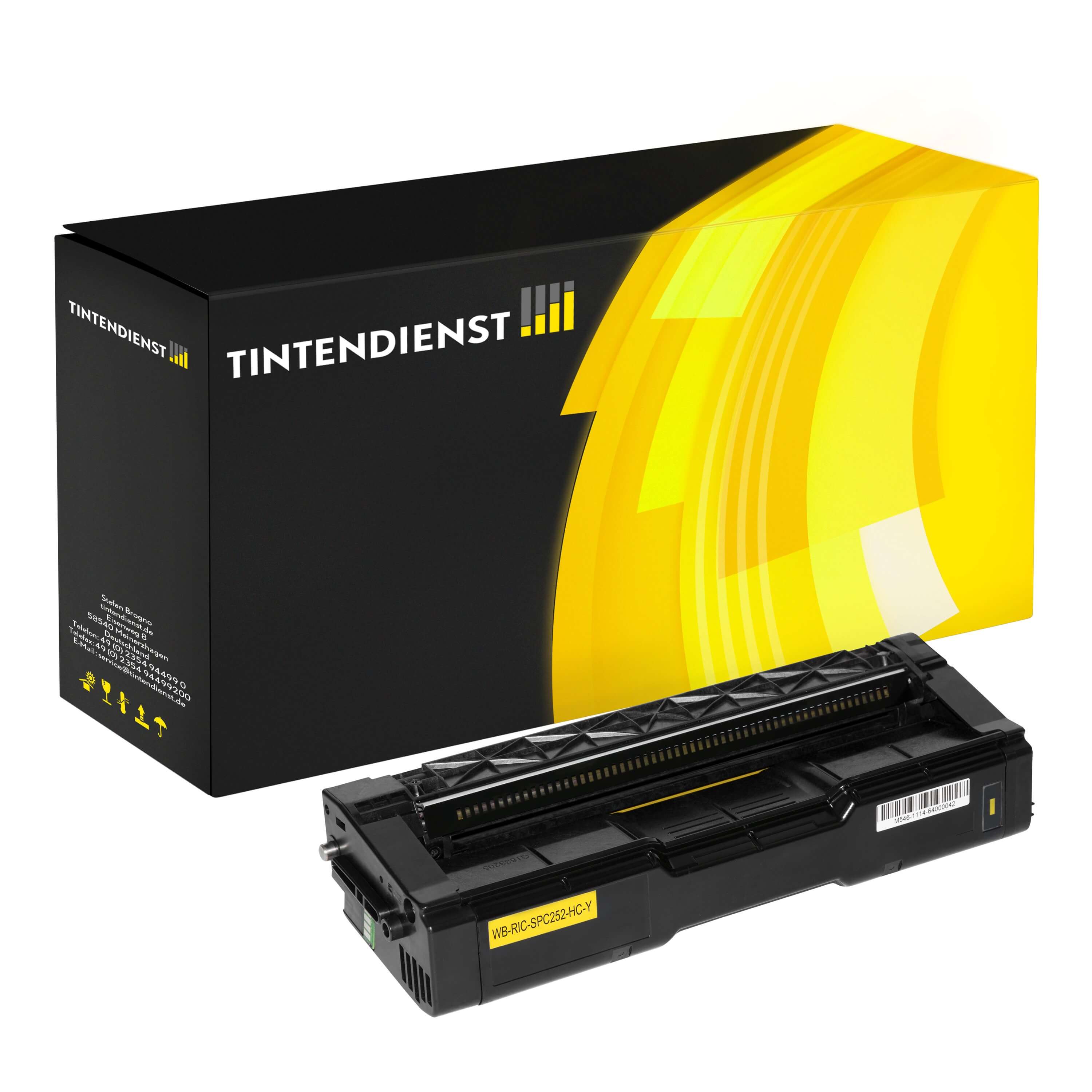 Toner kompatibel zu Ricoh 407719, gelb