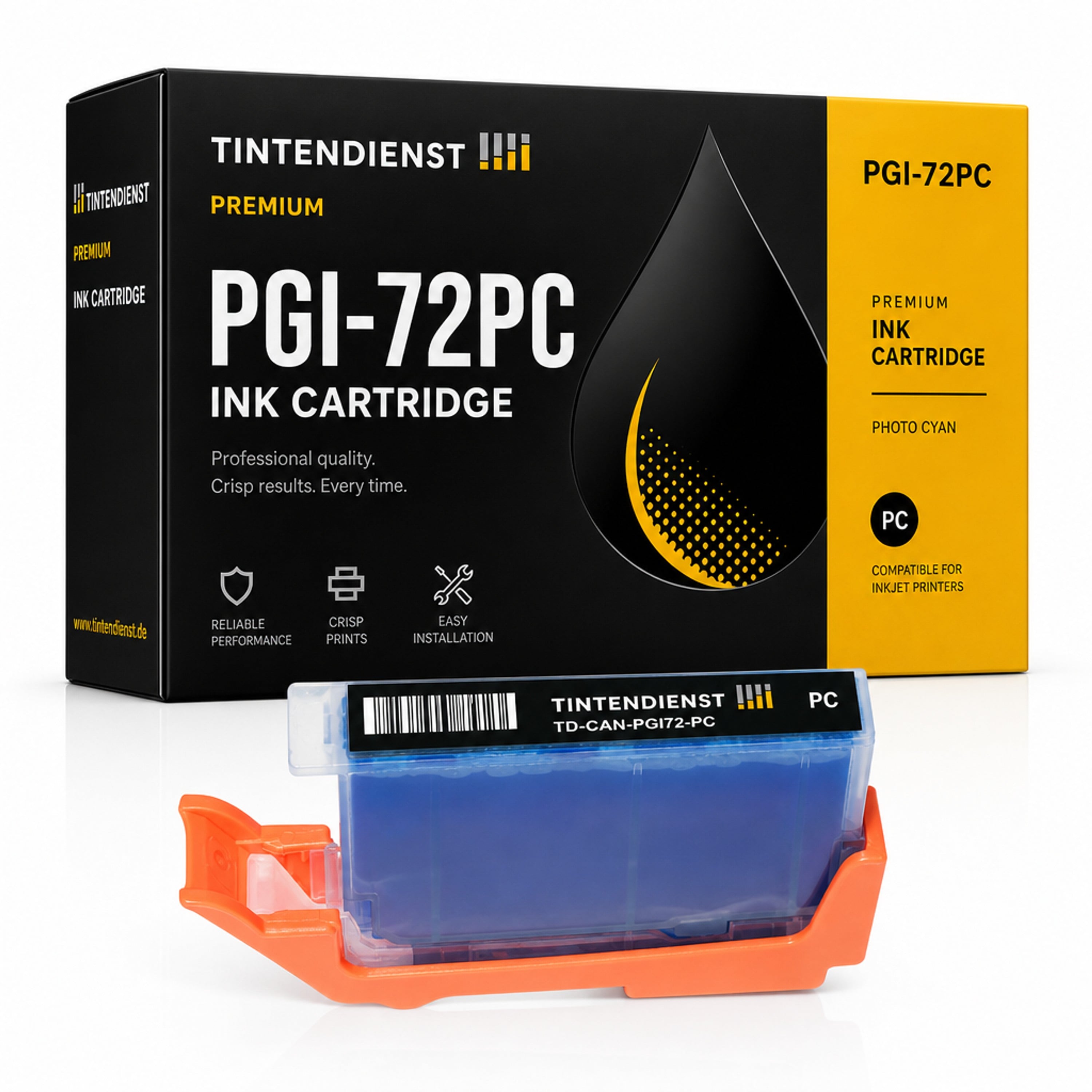 Druckerpatrone kompatibel zu Canon PGI-72PC, photo cyan