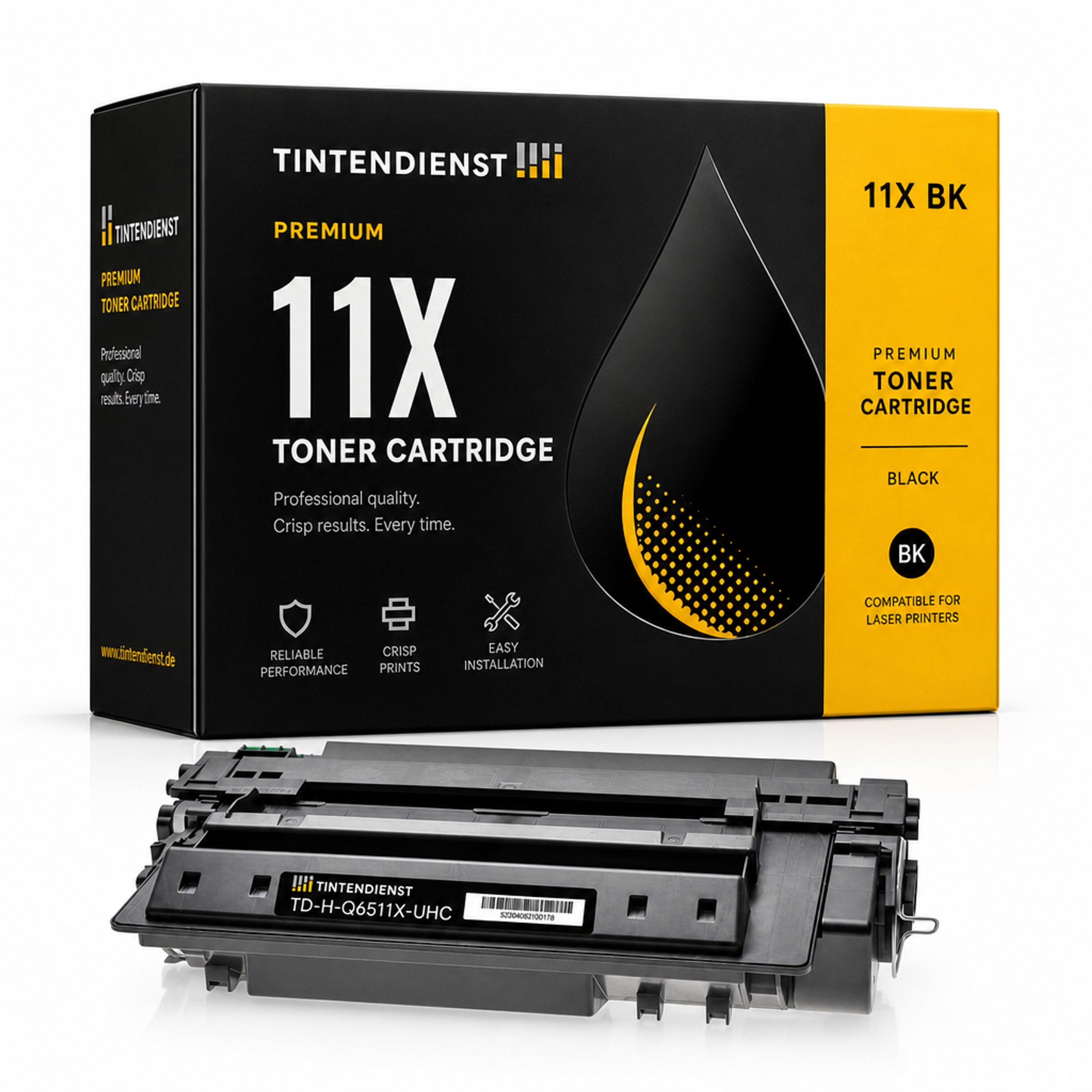 Toner kompatibel zu HP 11X XXL, schwarz