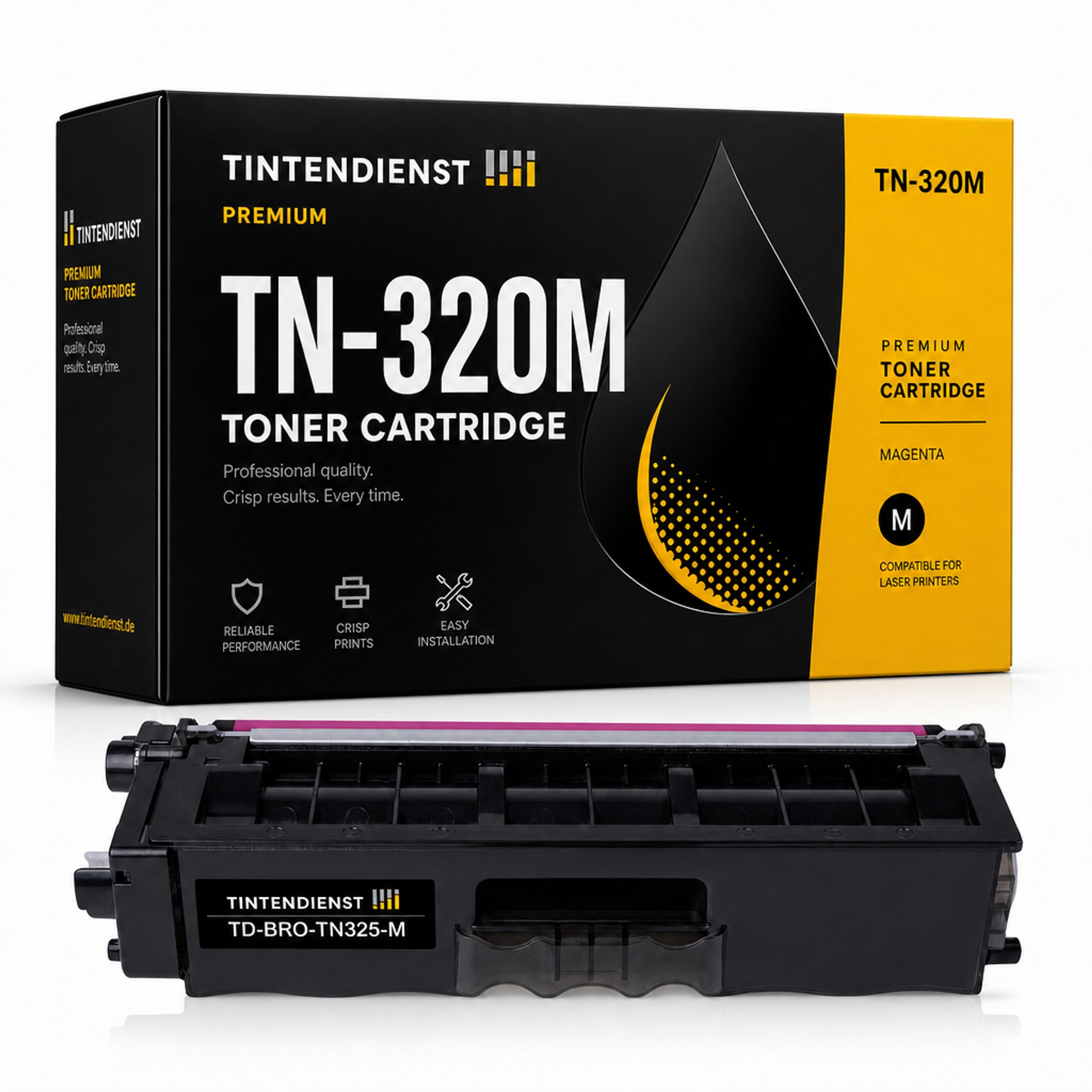 Toner kompatibel zu Brother TN-320M, magenta