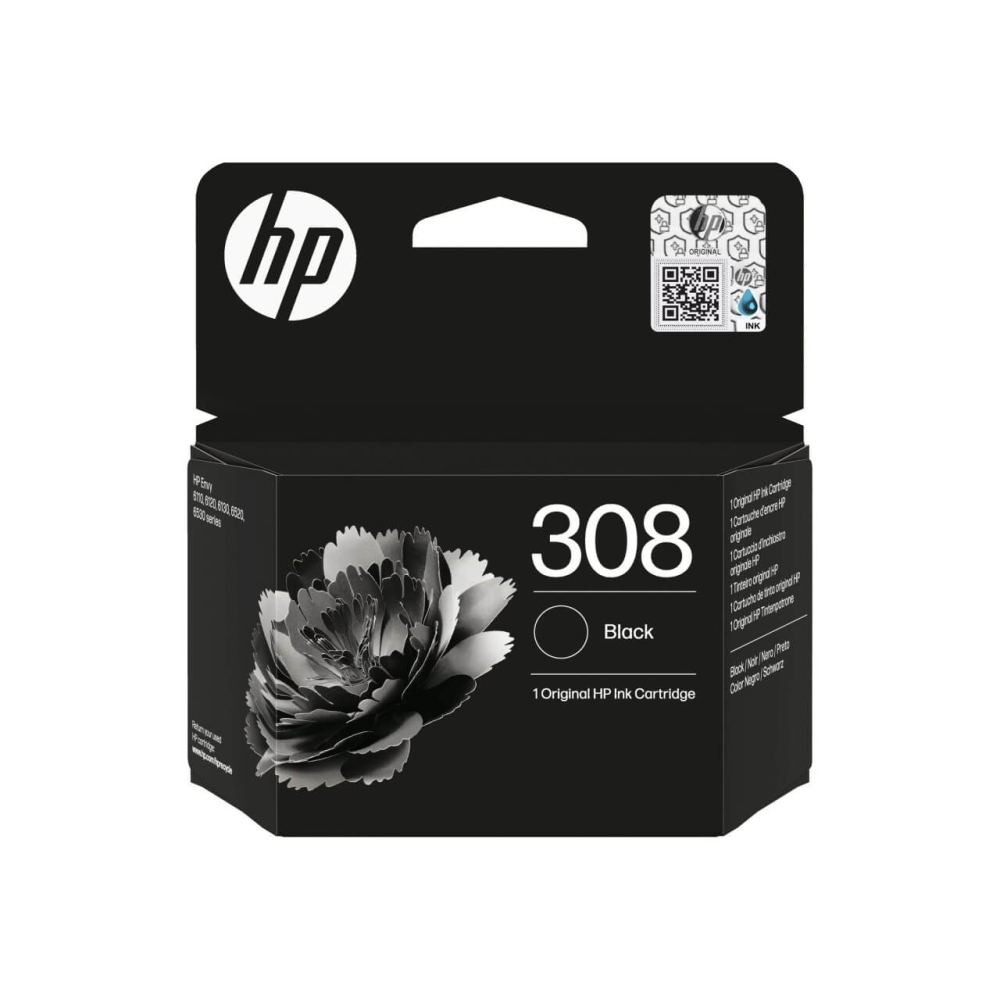Original HP Tintenpatrone 7FP21UE / 308 Schwarz