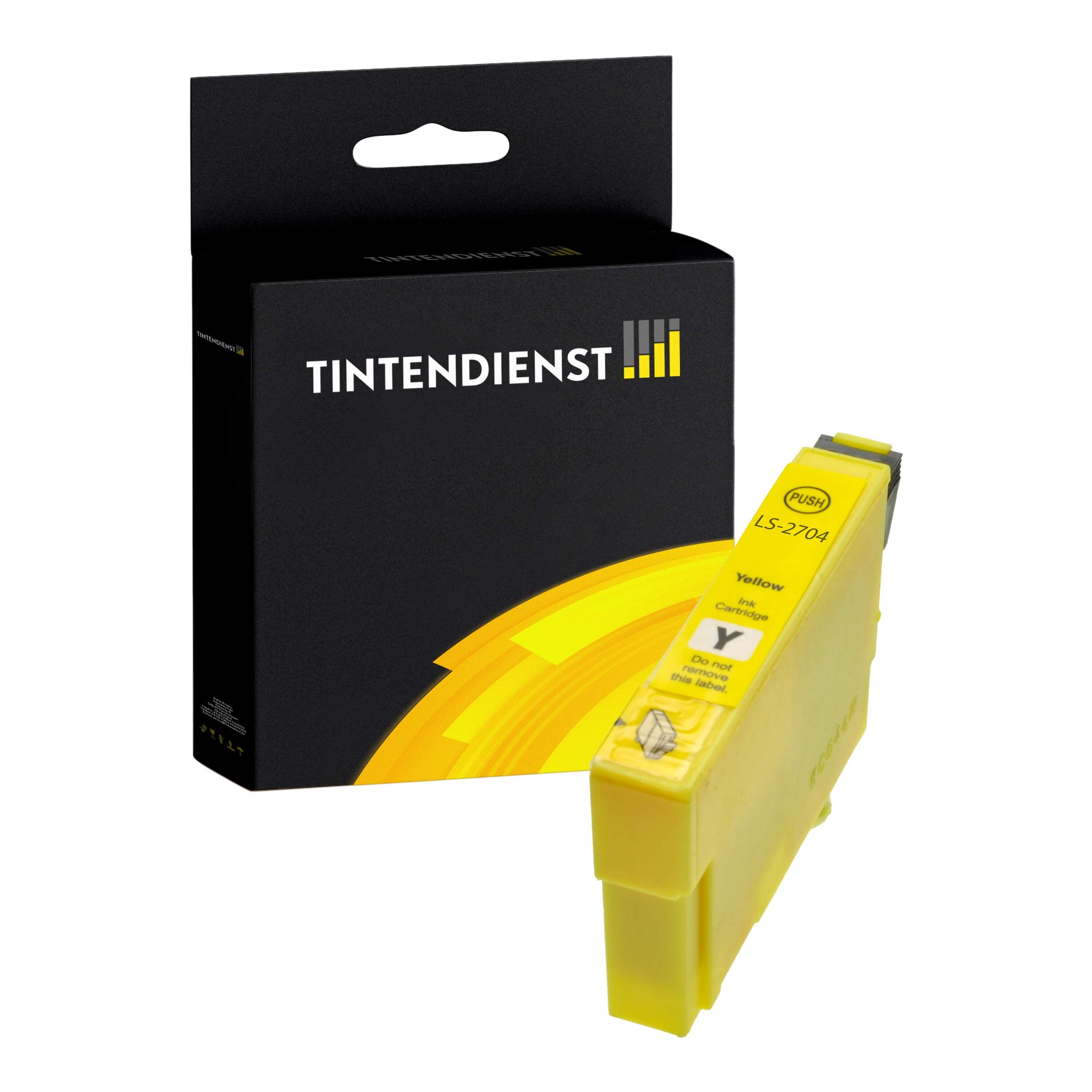 Tintendienst kompatibel für Epson Tintenpatrone C13T27044010 / 27 Gelb