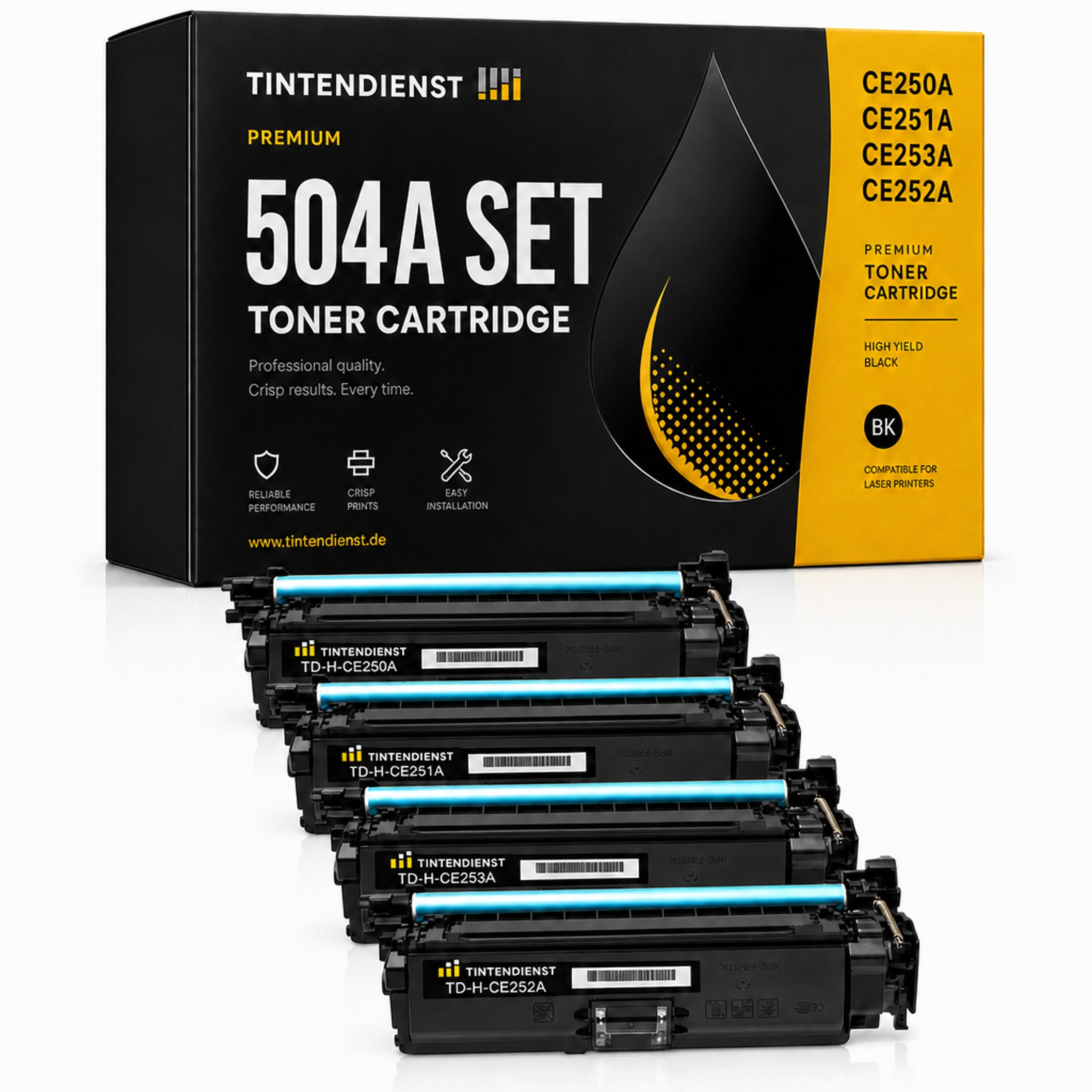 Set kompatibel zu Canon 2644B002, 4 Toner