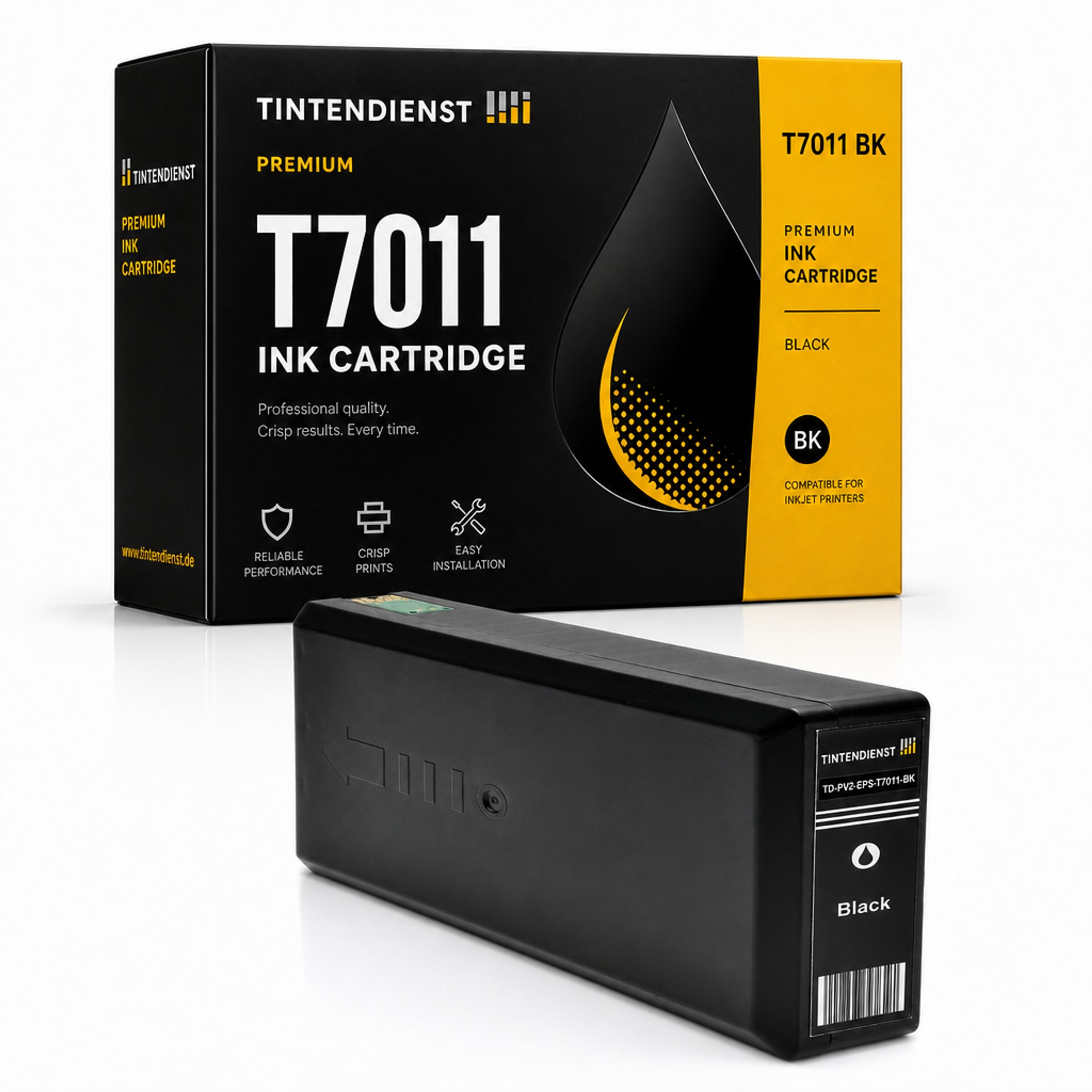 Druckerpatrone kompatibel zu Epson T7011, schwarz