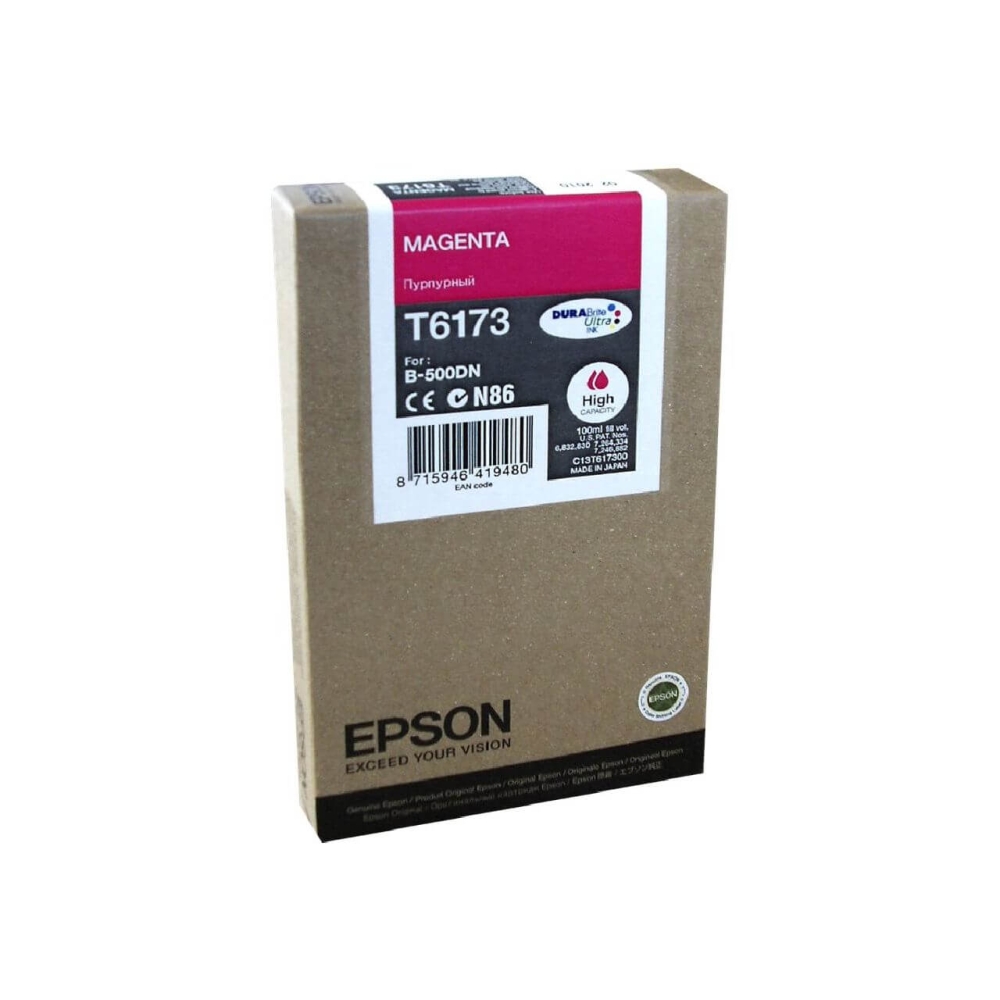 Original Epson Tintenpatrone C13T617300 / T6173 Magenta