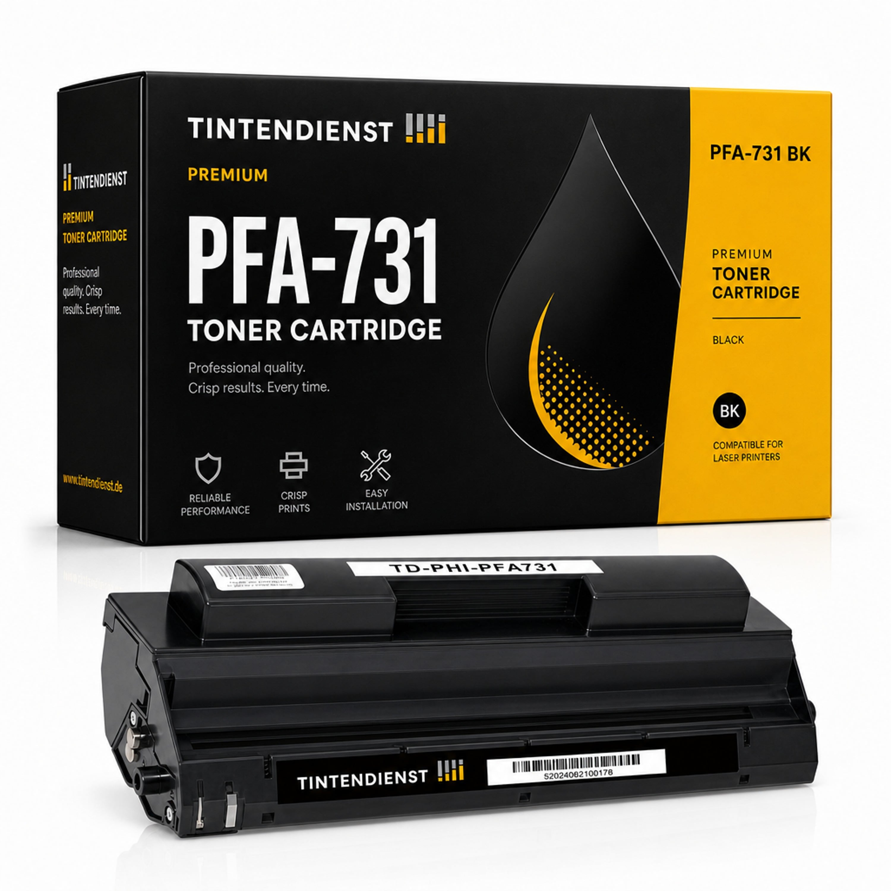 Toner kompatibel zu Philips 9.06E+11, schwarz