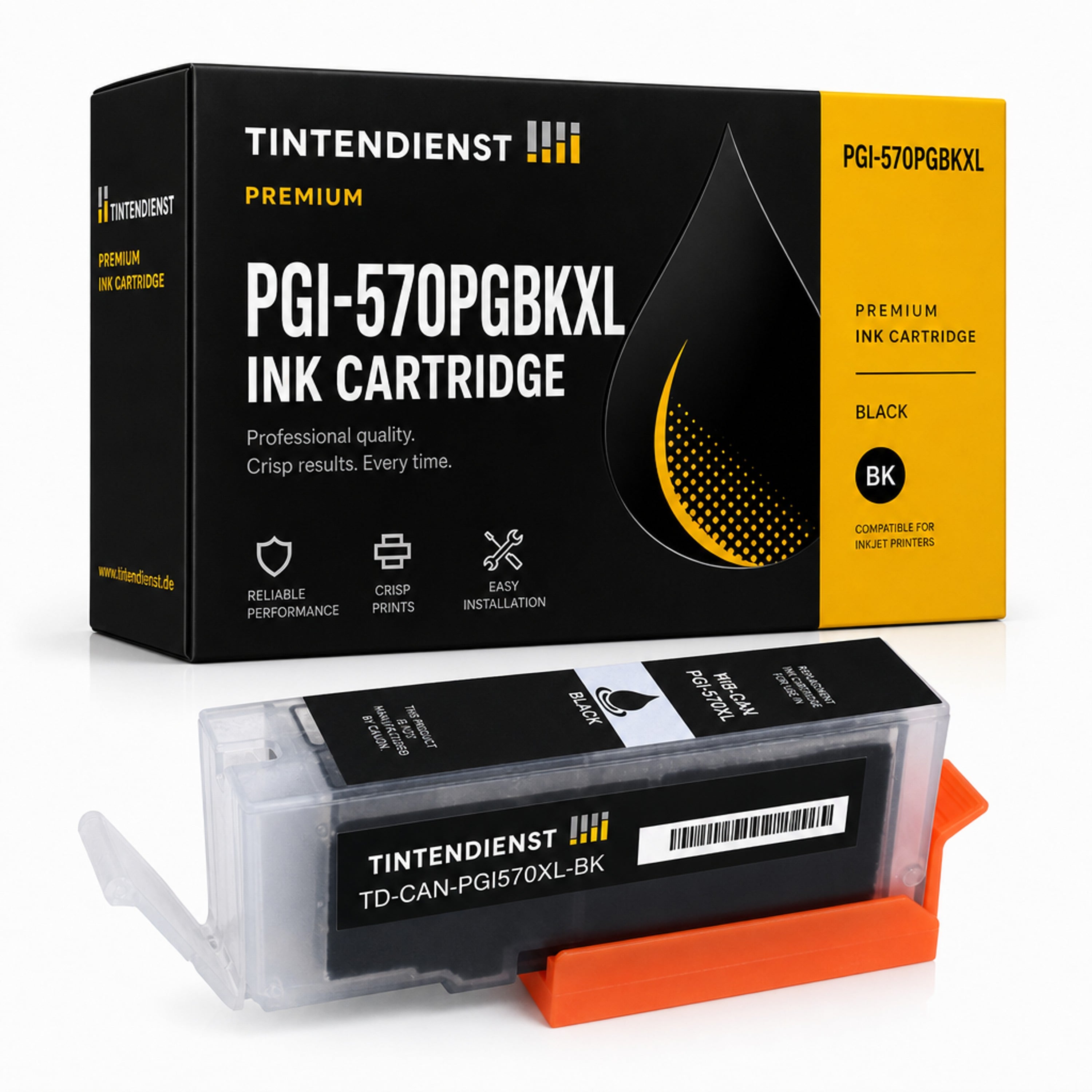 Druckerpatrone kompatibel zu Canon PGI-570PGBKXL, schwarz