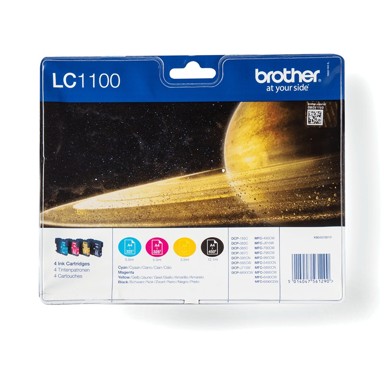 Original Brother Tintenpatronen LC1100VALBPDR
