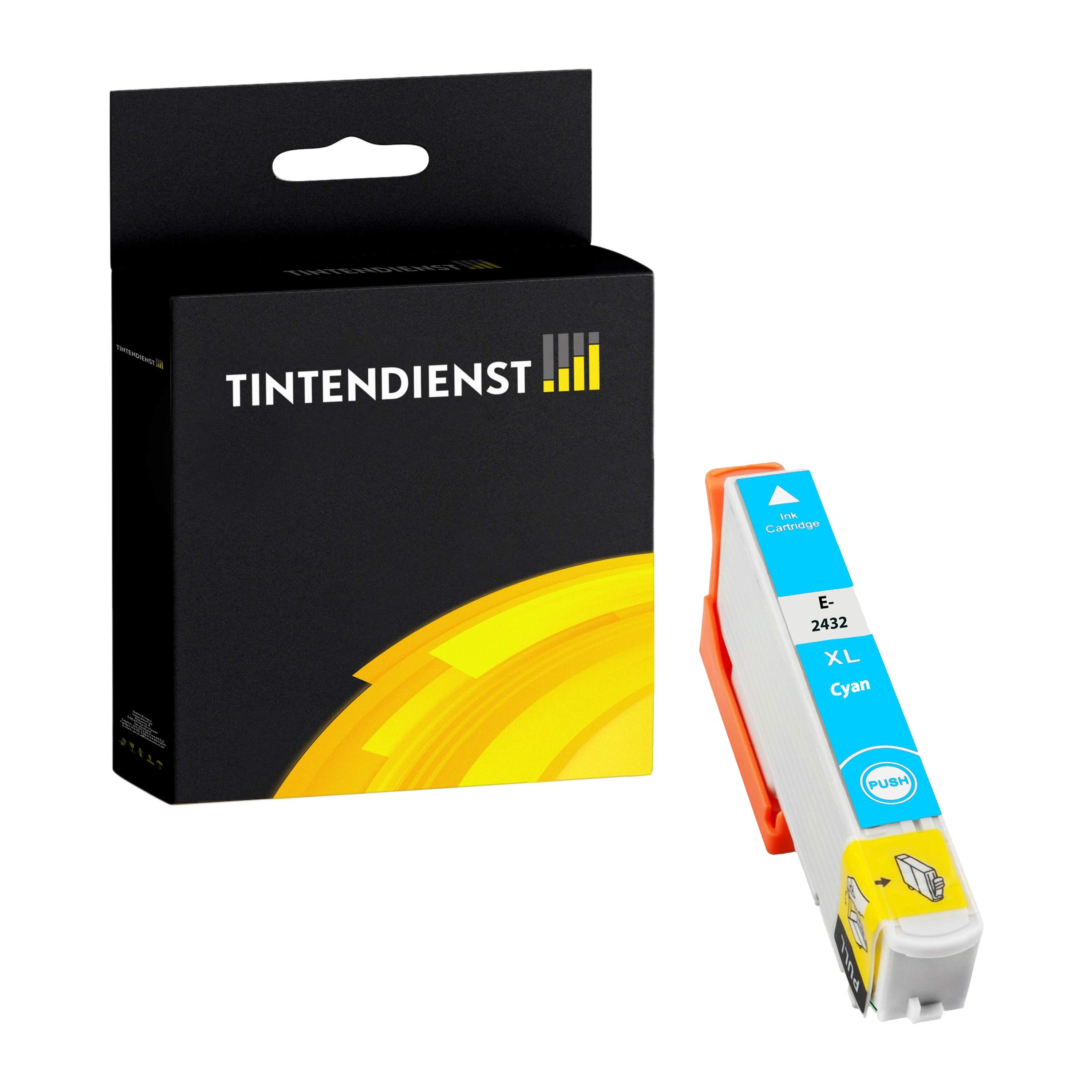 Epson 24XL Druckerpatrone (C13T24324010) cyan XL – Tintendienst kompatibel