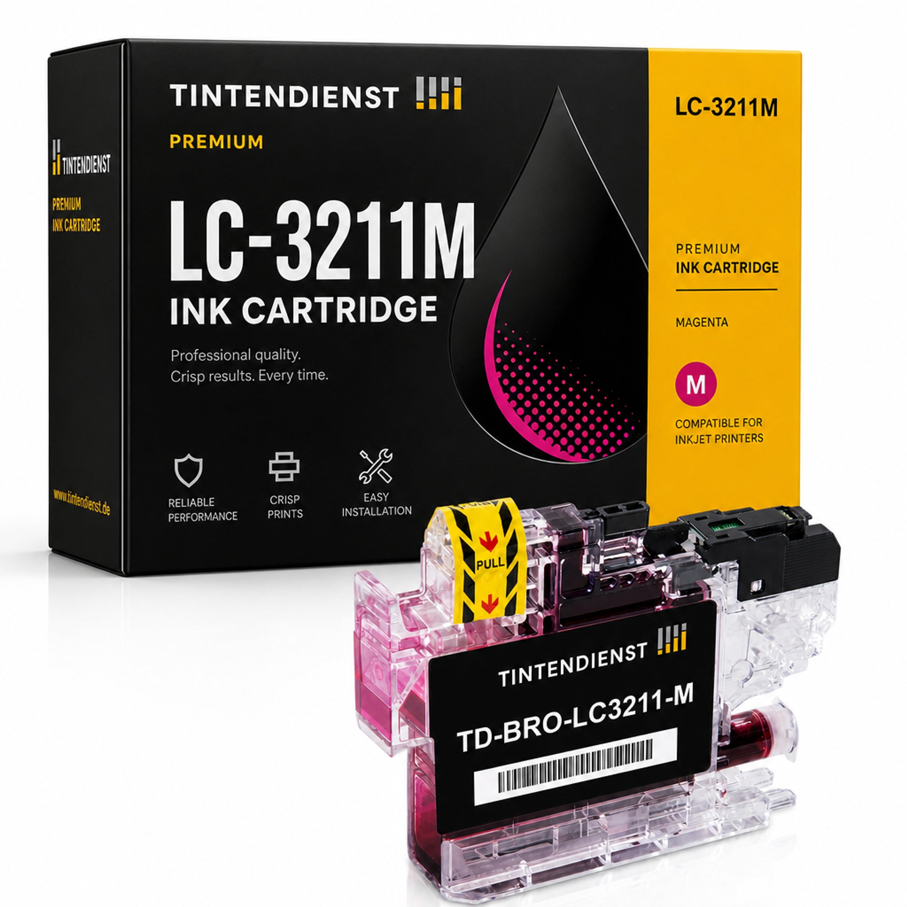 Druckerpatrone kompatibel zu Brother LC-3211M, magenta