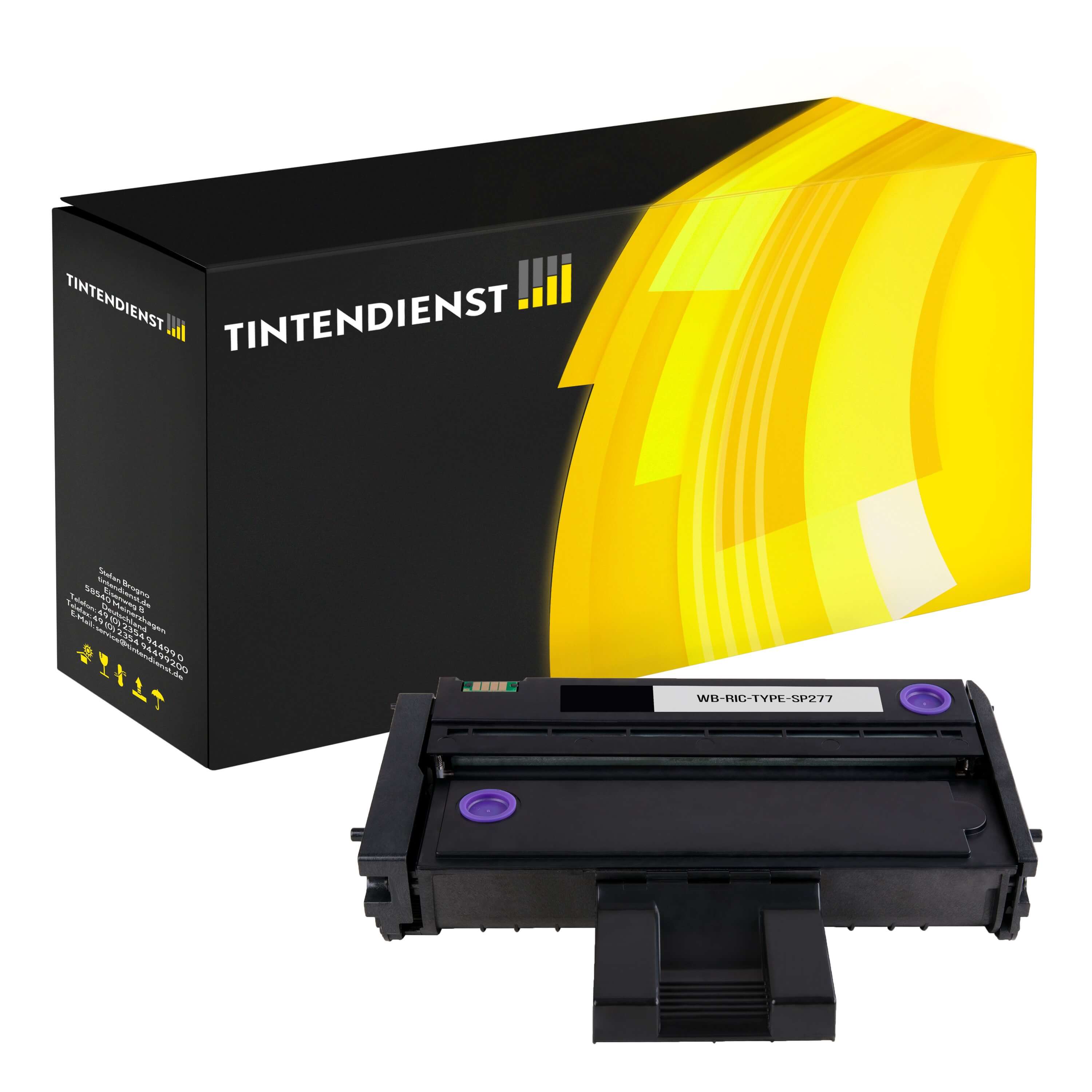 Toner kompatibel zu Ricoh 408160, schwarz