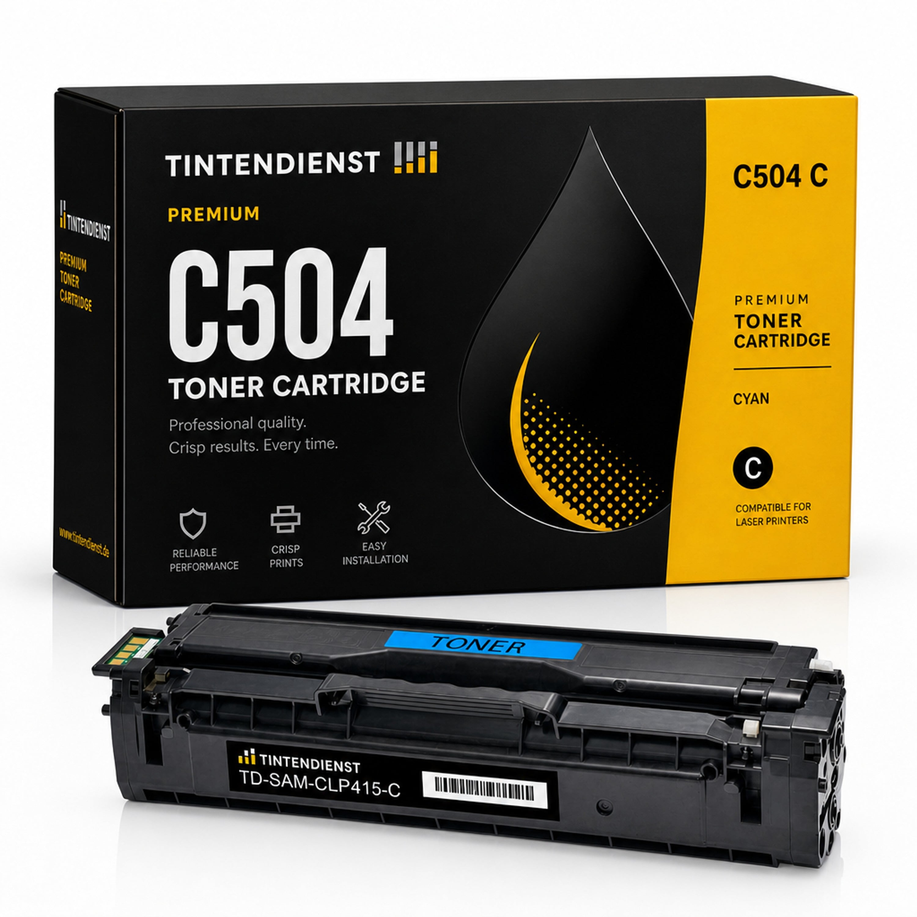 Toner kompatibel zu Samsung C504, cyan