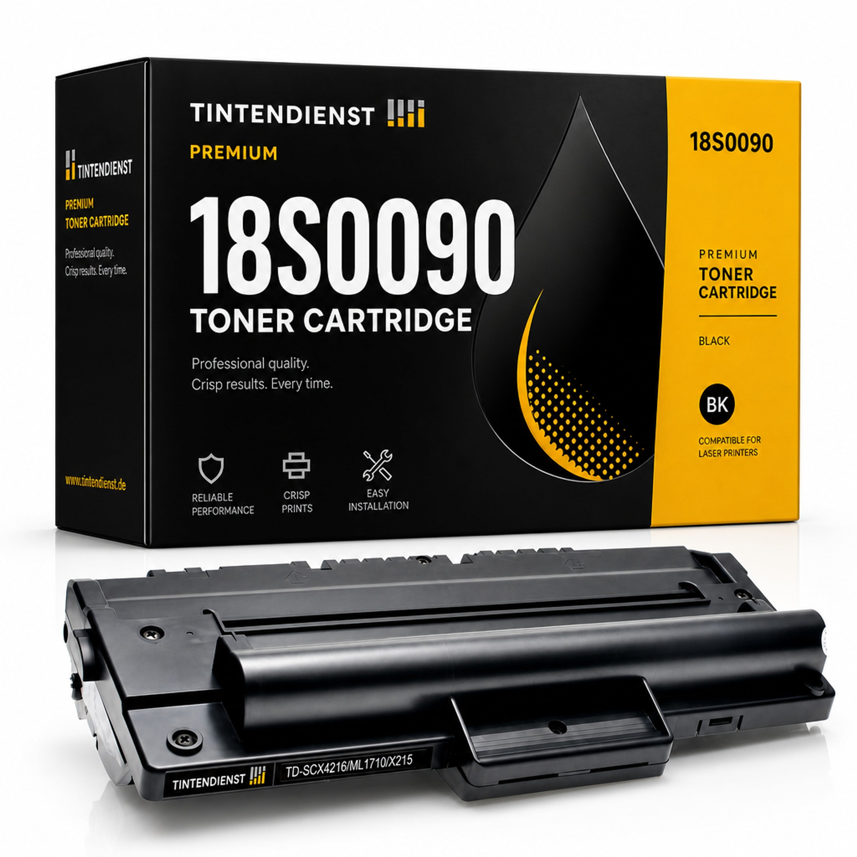 Toner kompatibel zu Lexmark 18S0090, schwarz