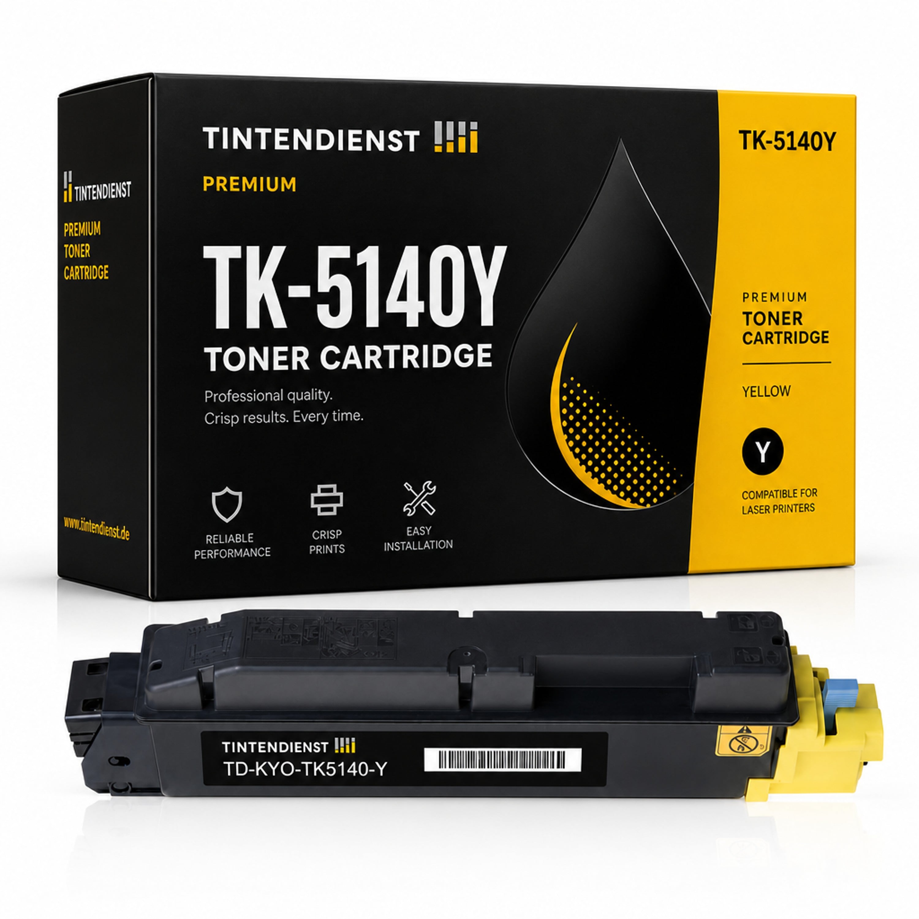 Toner kompatibel zu Kyocera TK-5140Y, gelb