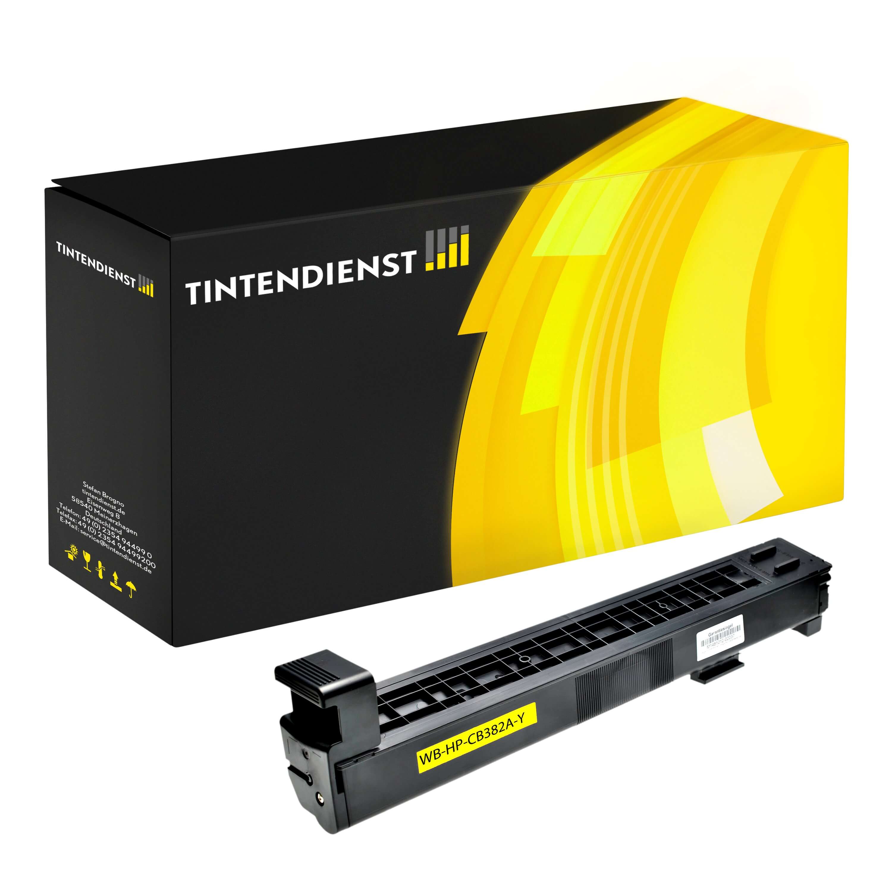 Toner kompatibel zu HP 824A, gelb