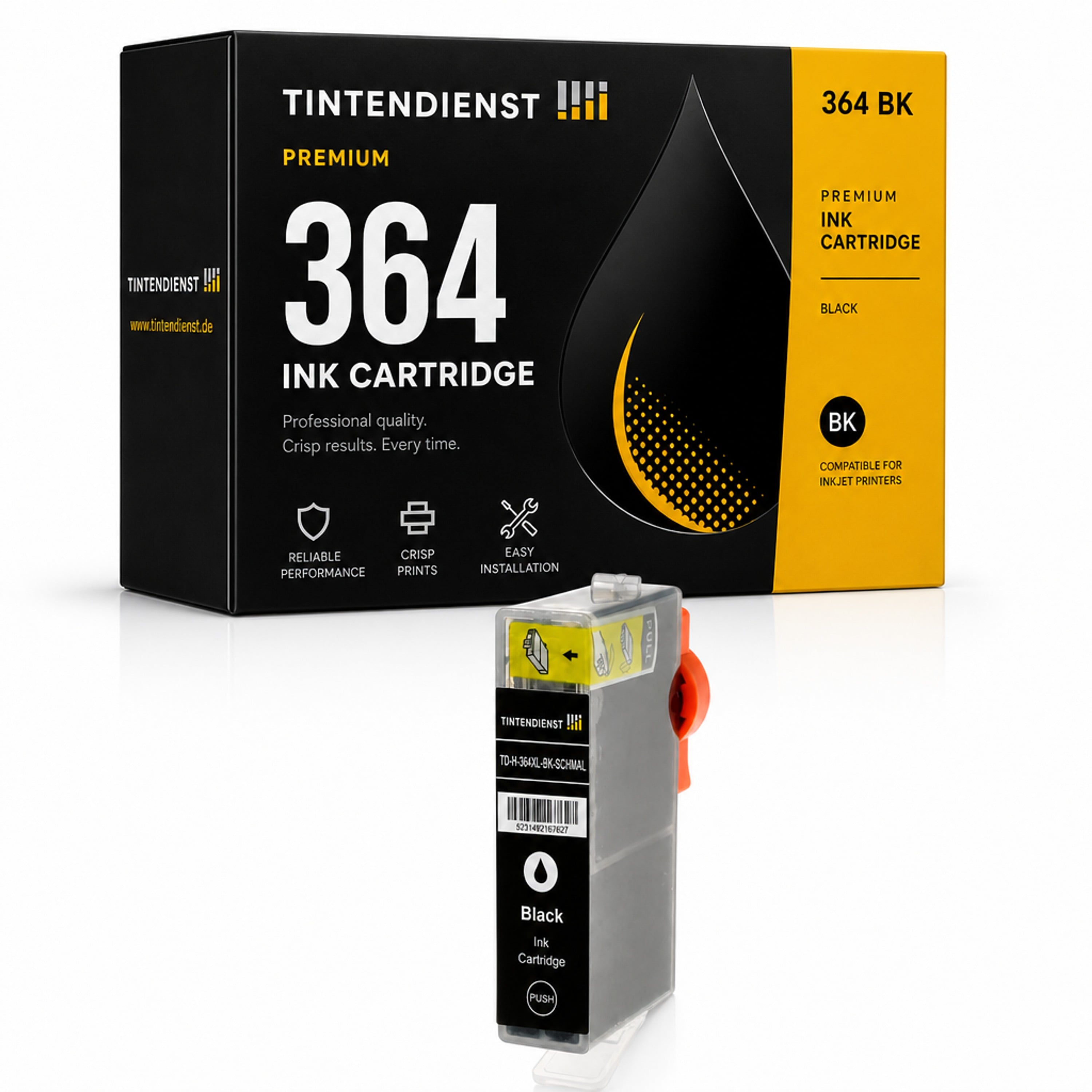 Druckerpatrone kompatibel zu HP 364, schwarz