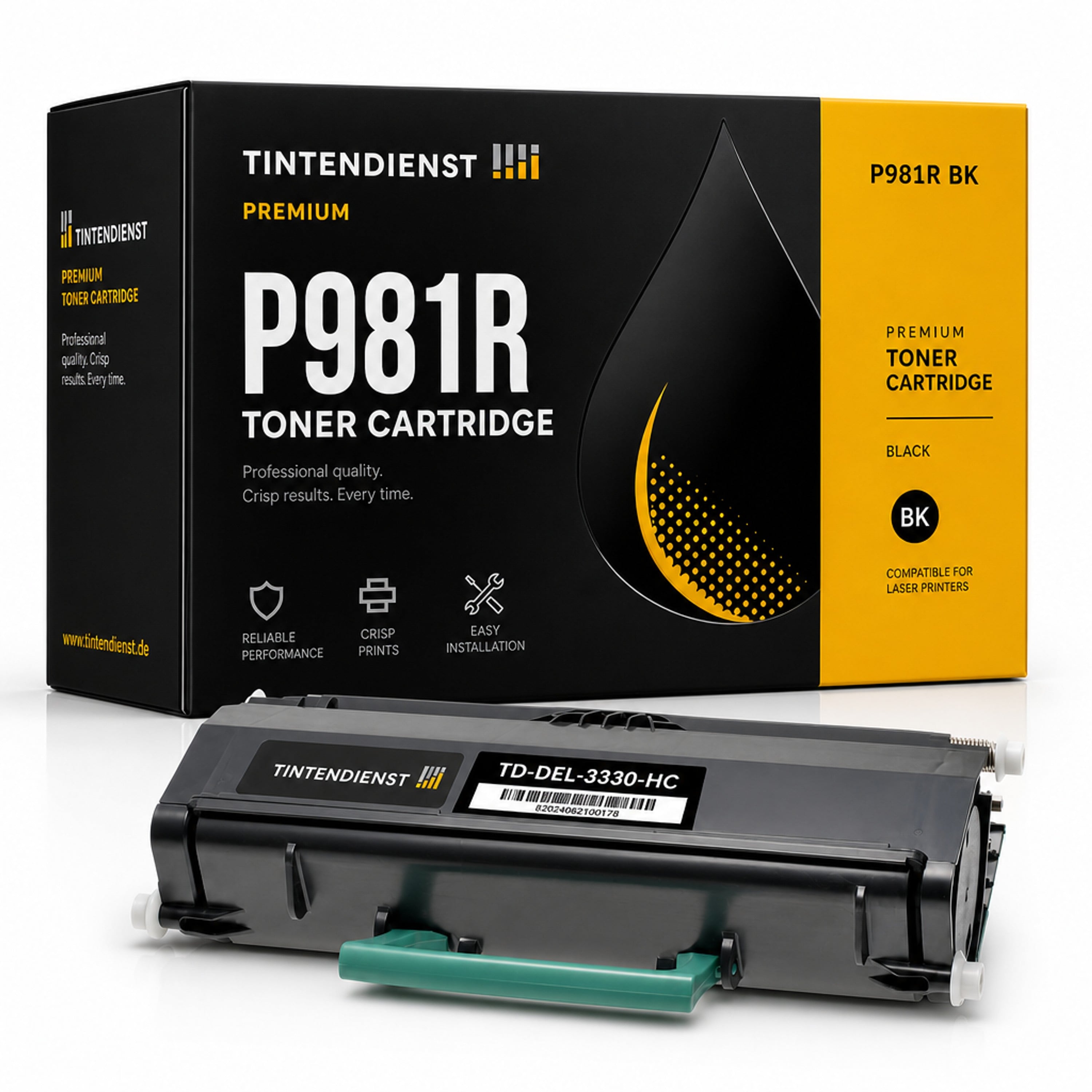 Toner kompatibel zu Dell P981R, schwarz