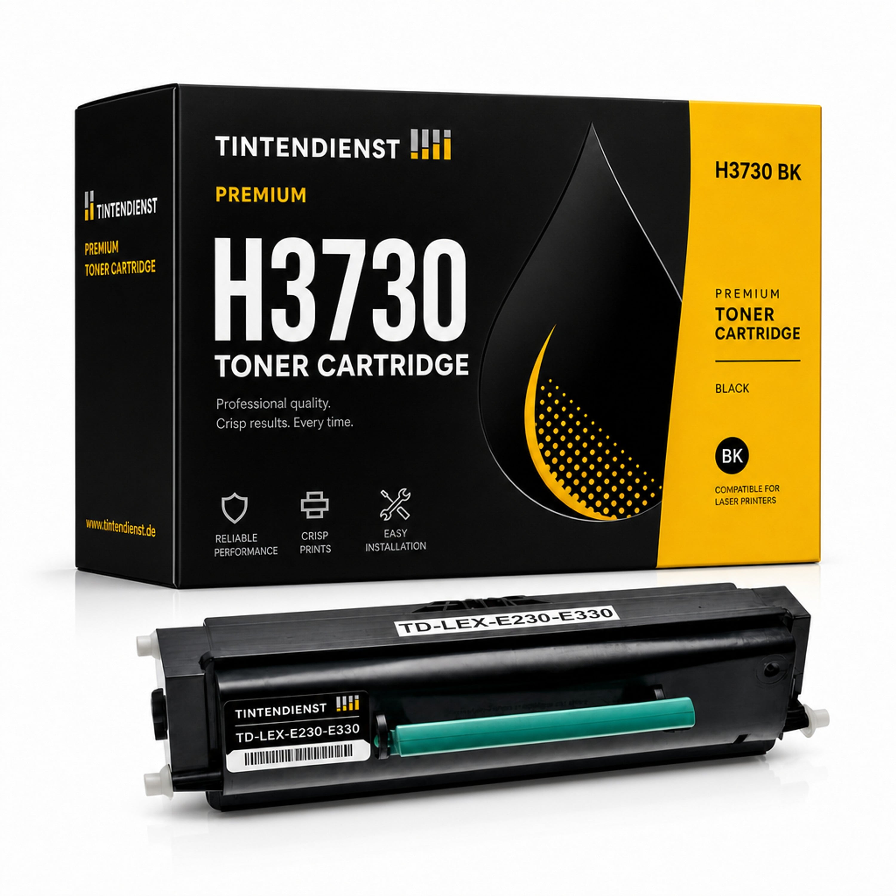 Toner kompatibel zu Dell H3730, schwarz