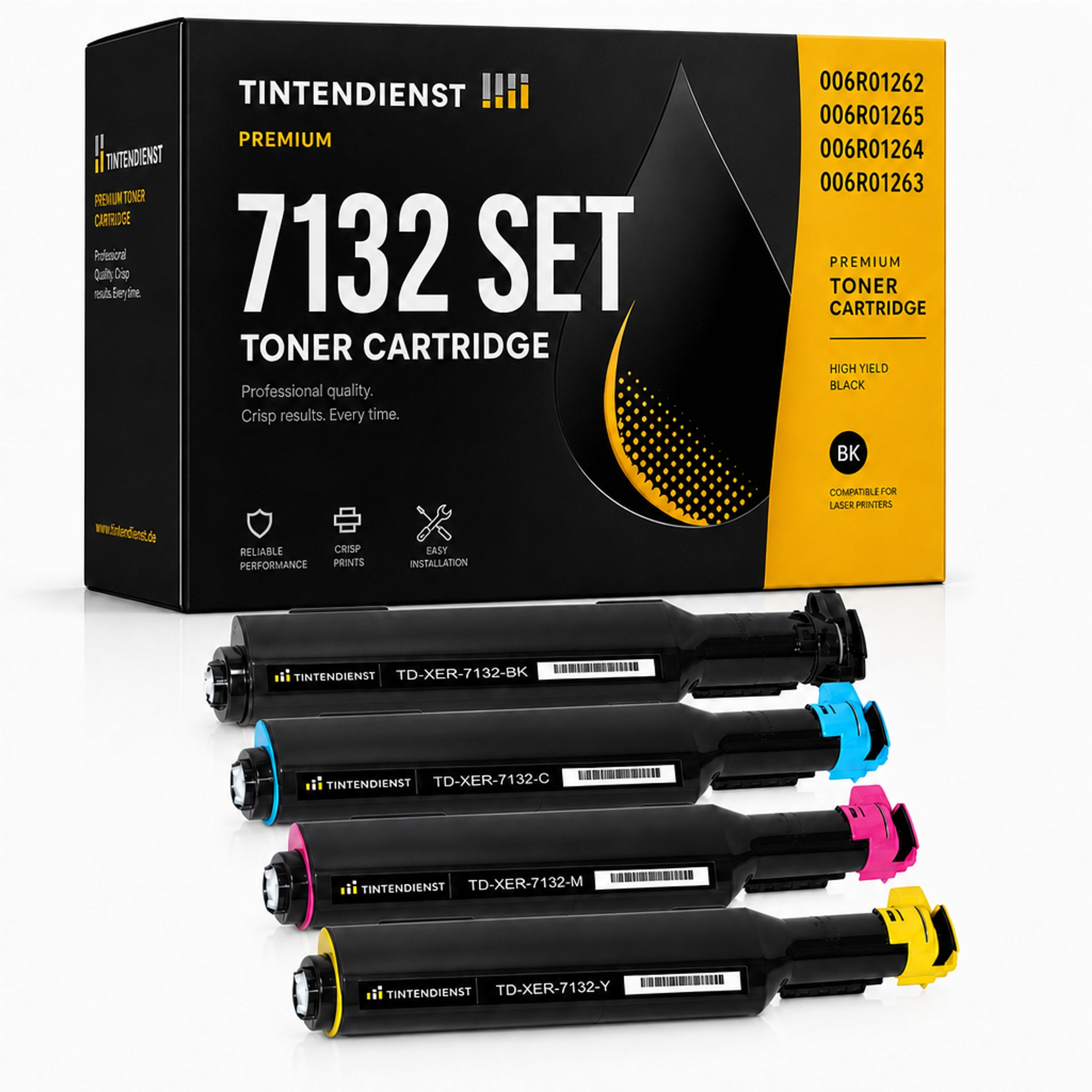Set kompatibel zu Xerox 006R01262, 4 Toner